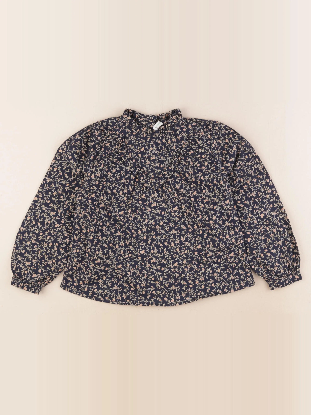 Vertbaudet - blouse bleu, rose - 6 ans