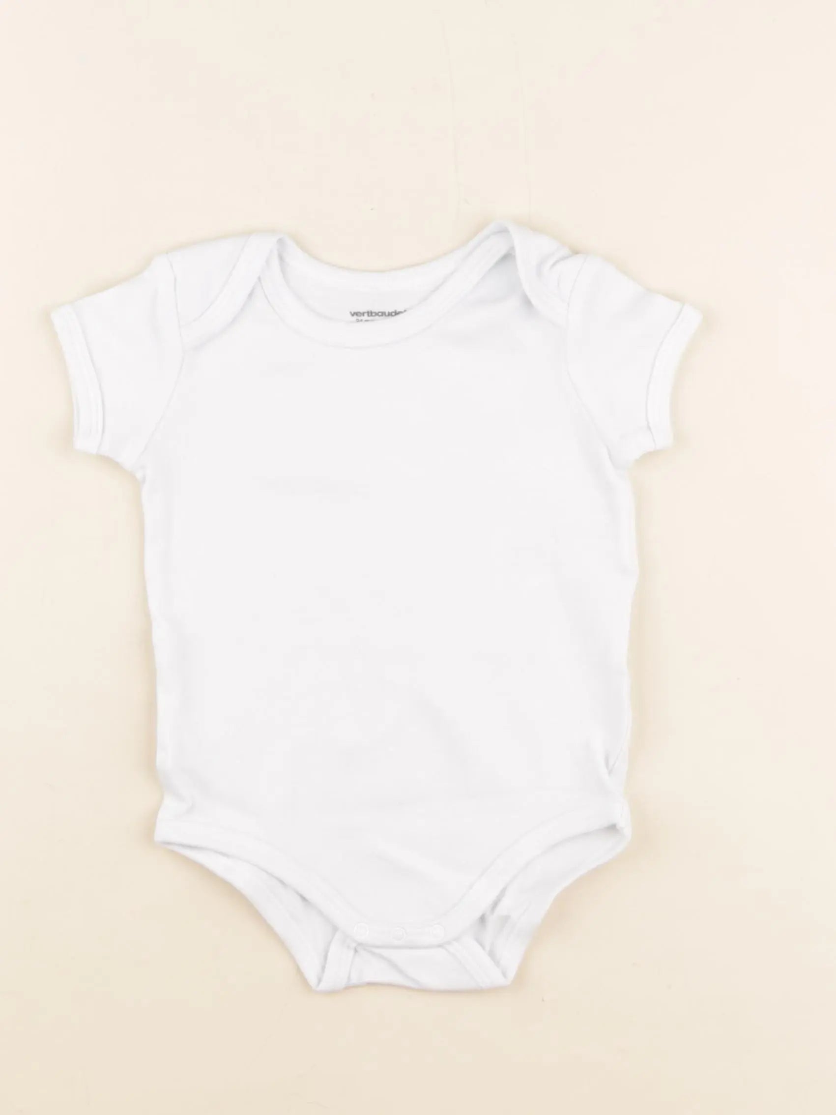 Vertbaudet - body blanc - 24 mois