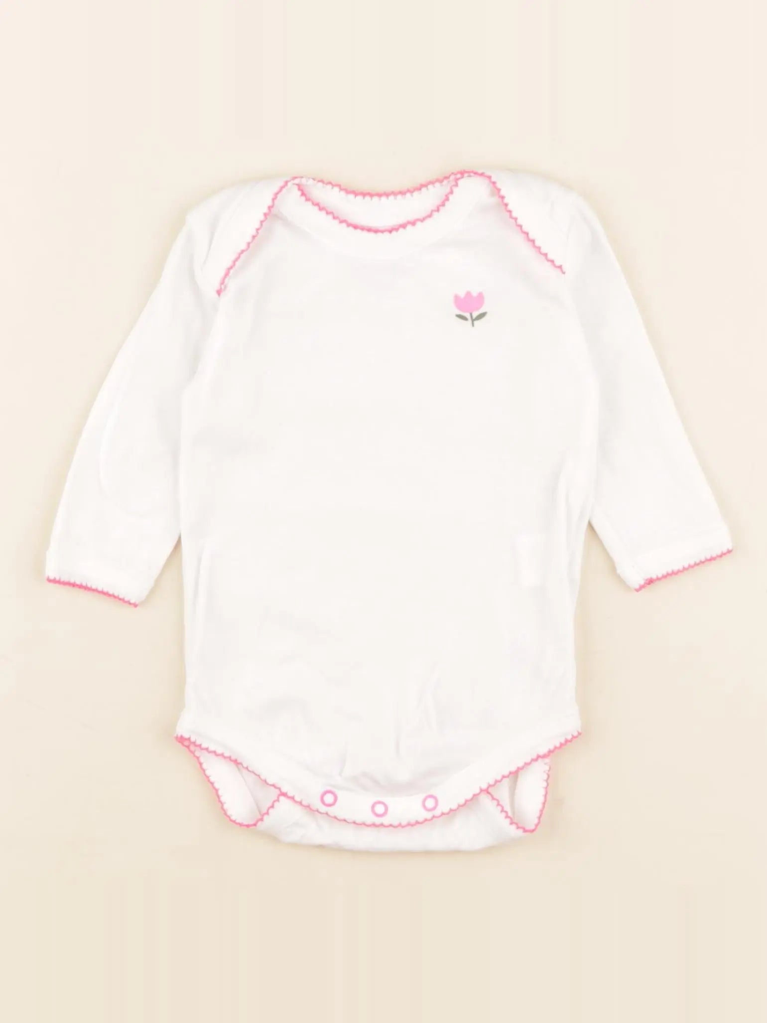 Boutchou - body blanc - 6 mois