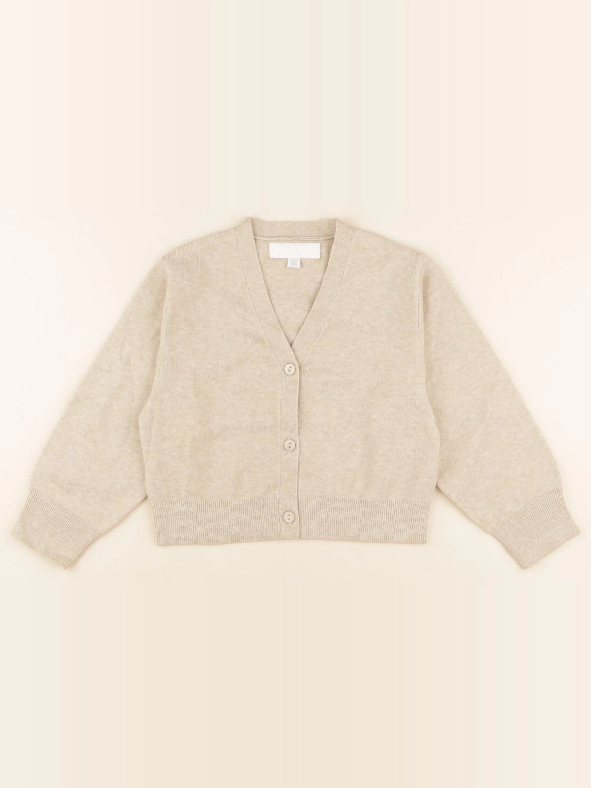 Zara - gilet beige - 6/7 ans