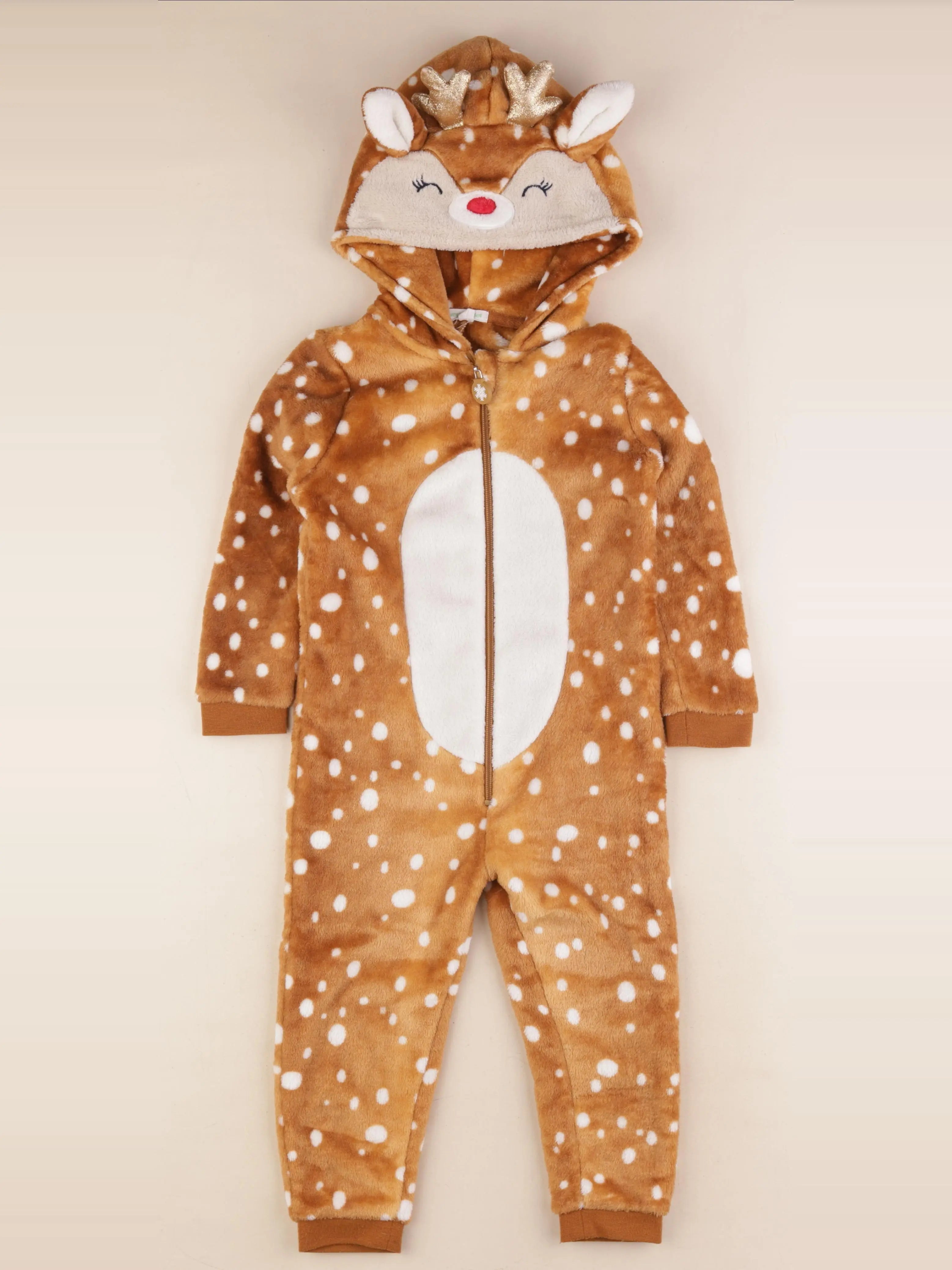 Vertbaudet - sur-pyjama marron - 4 ans