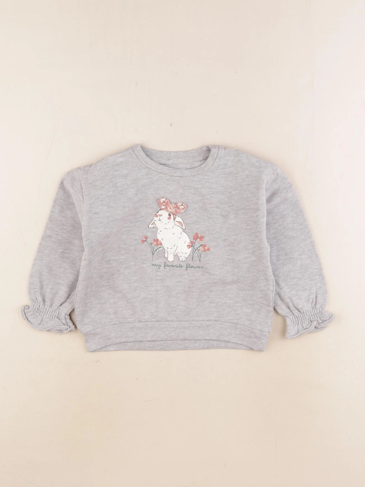Vertbaudet - sweat gris - 4 ans