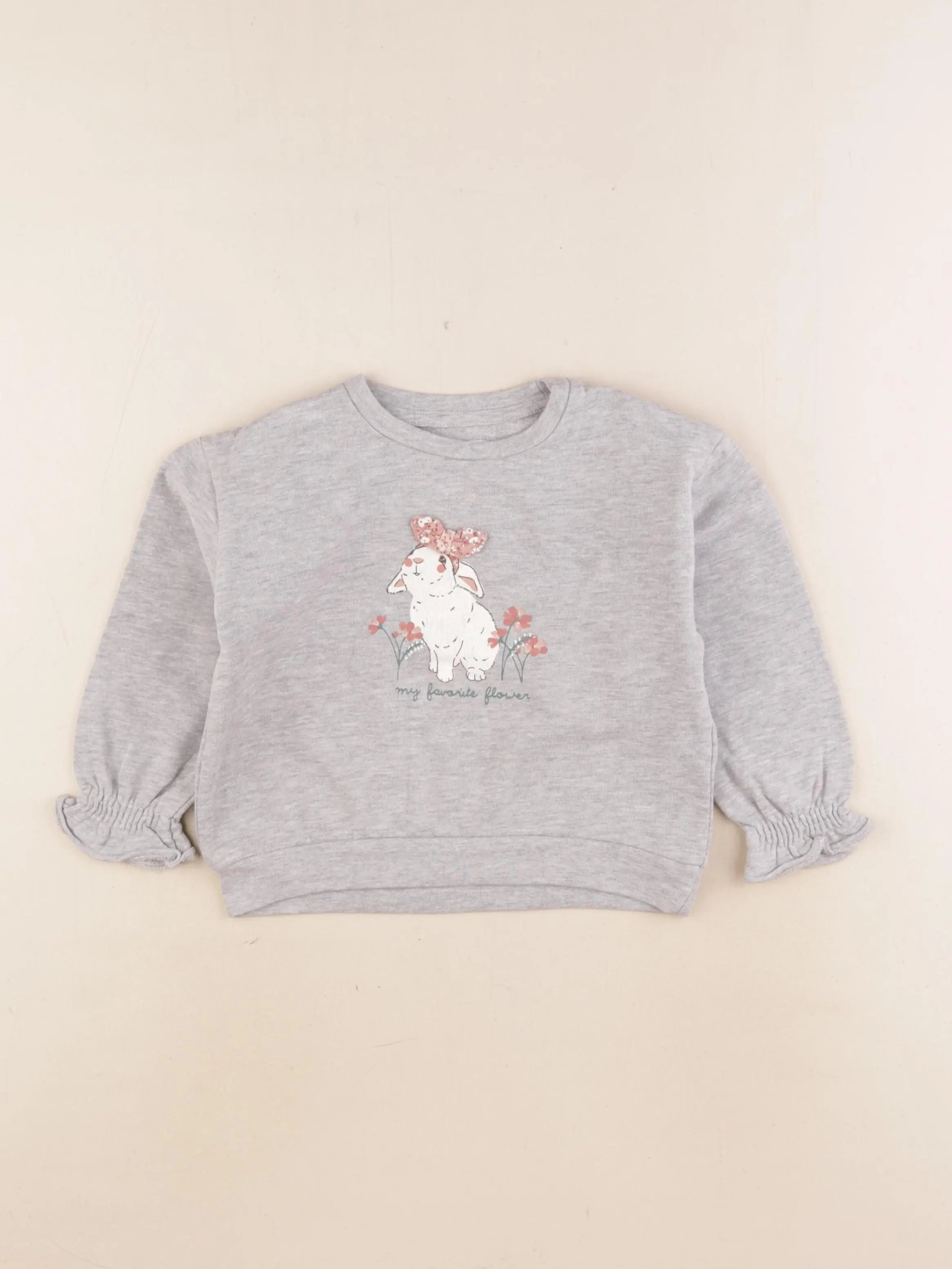 Vertbaudet - sweat gris - 4 ans