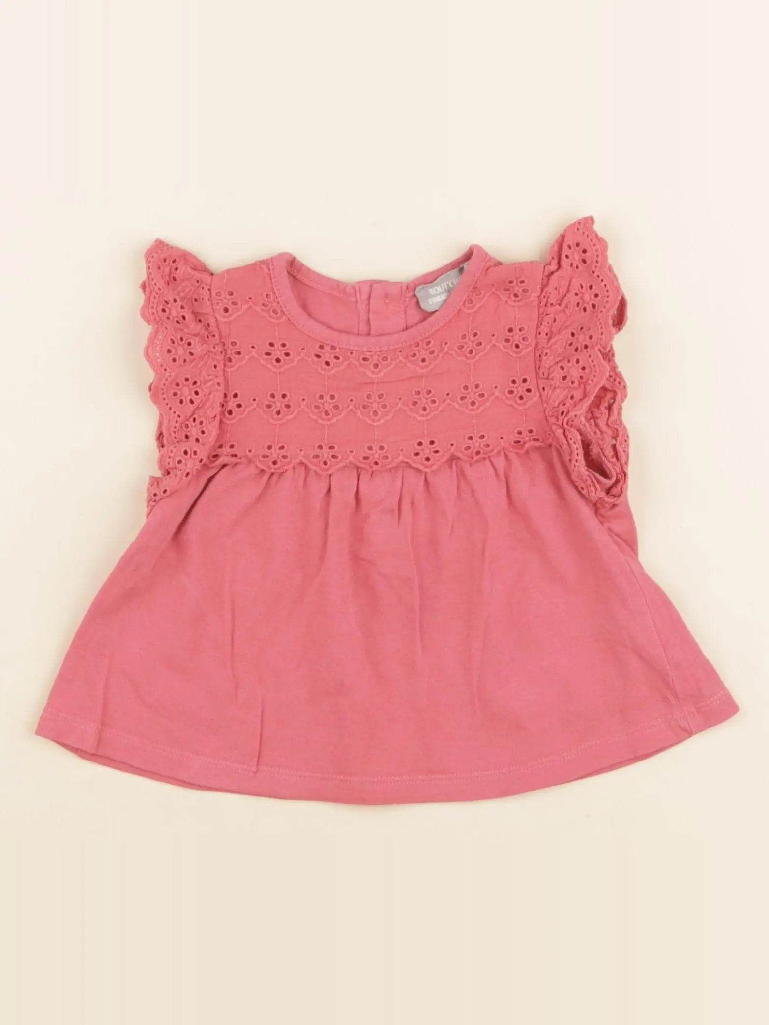 Boutchou - tee-shirt rose - 6 mois