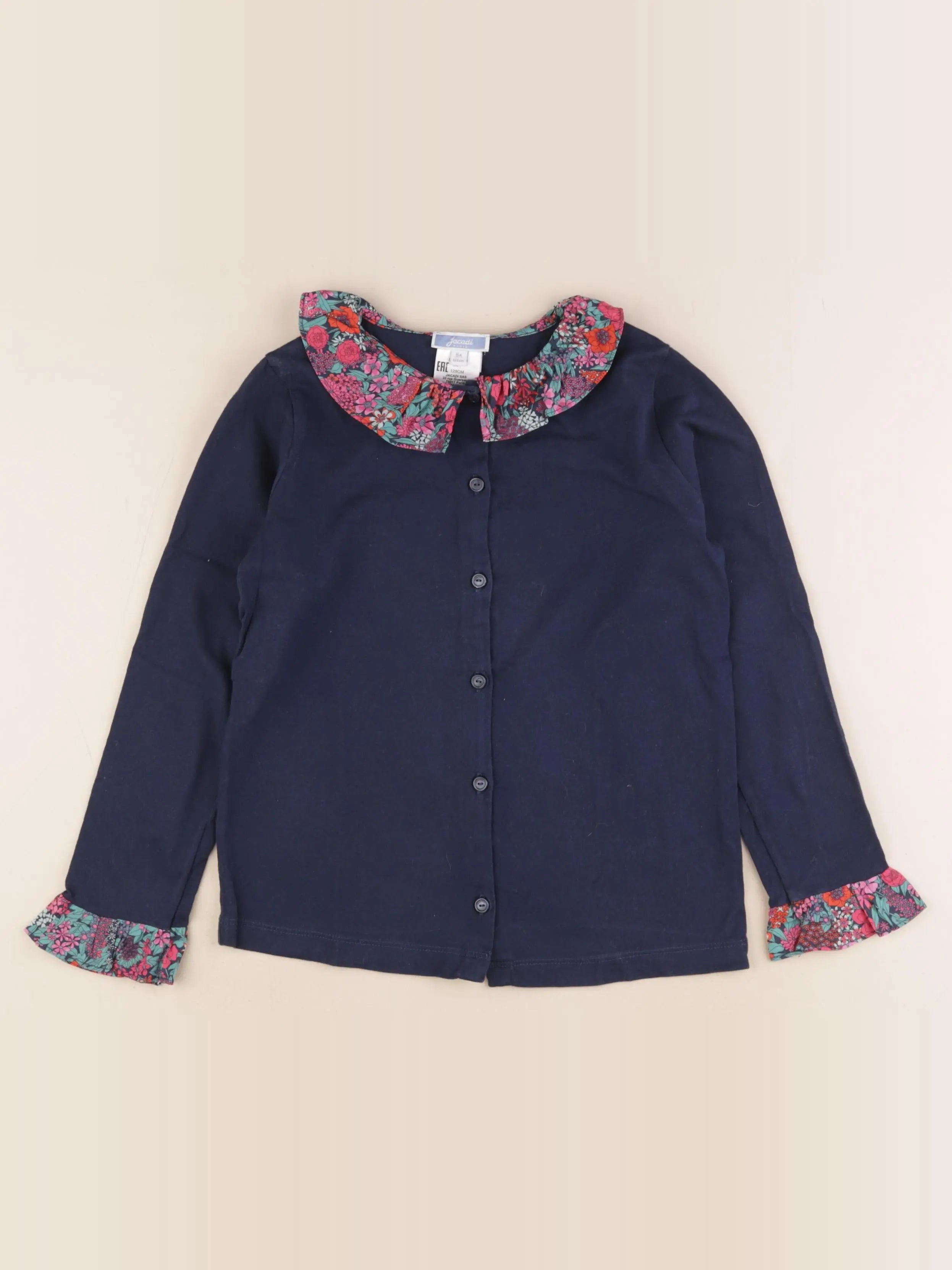 Jacadi - tee-shirt bleu - 8 ans