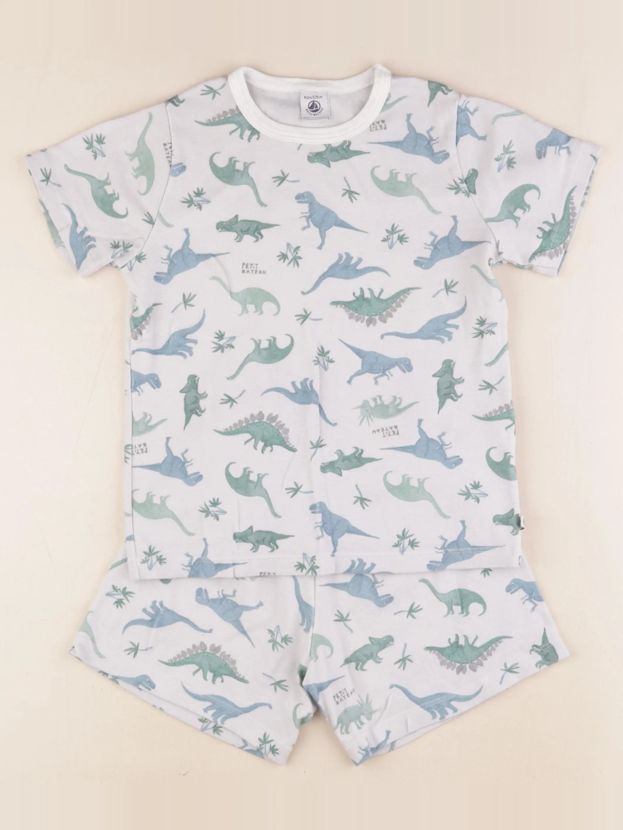 Petit Bateau - pyjama coton multicolore - 8 ans