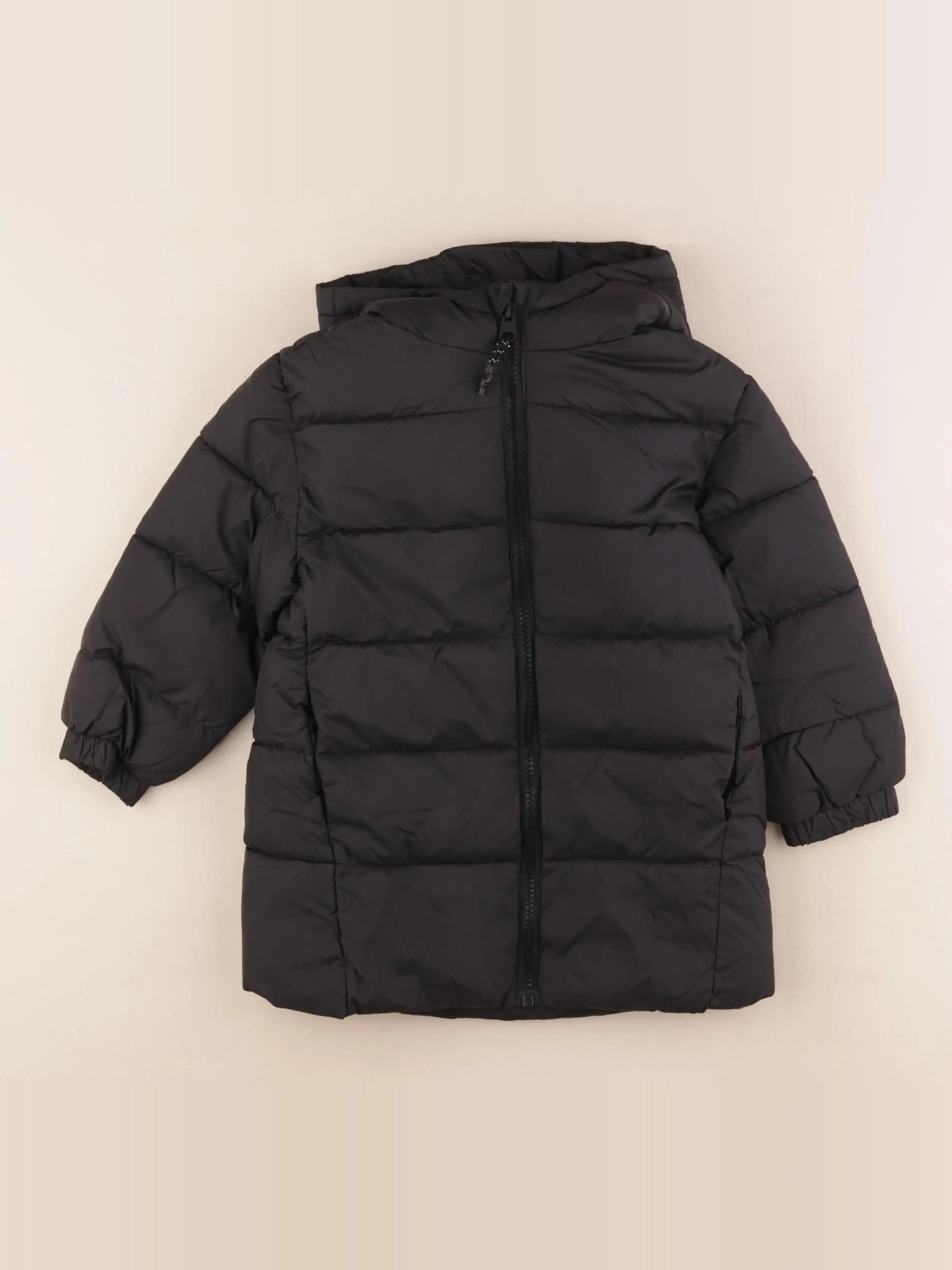 Mango - doudoune noir - 3/4 ans