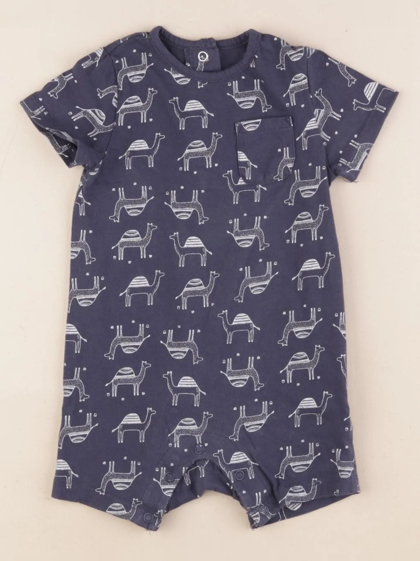La Redoute - pyjama coton bleu - 9 mois