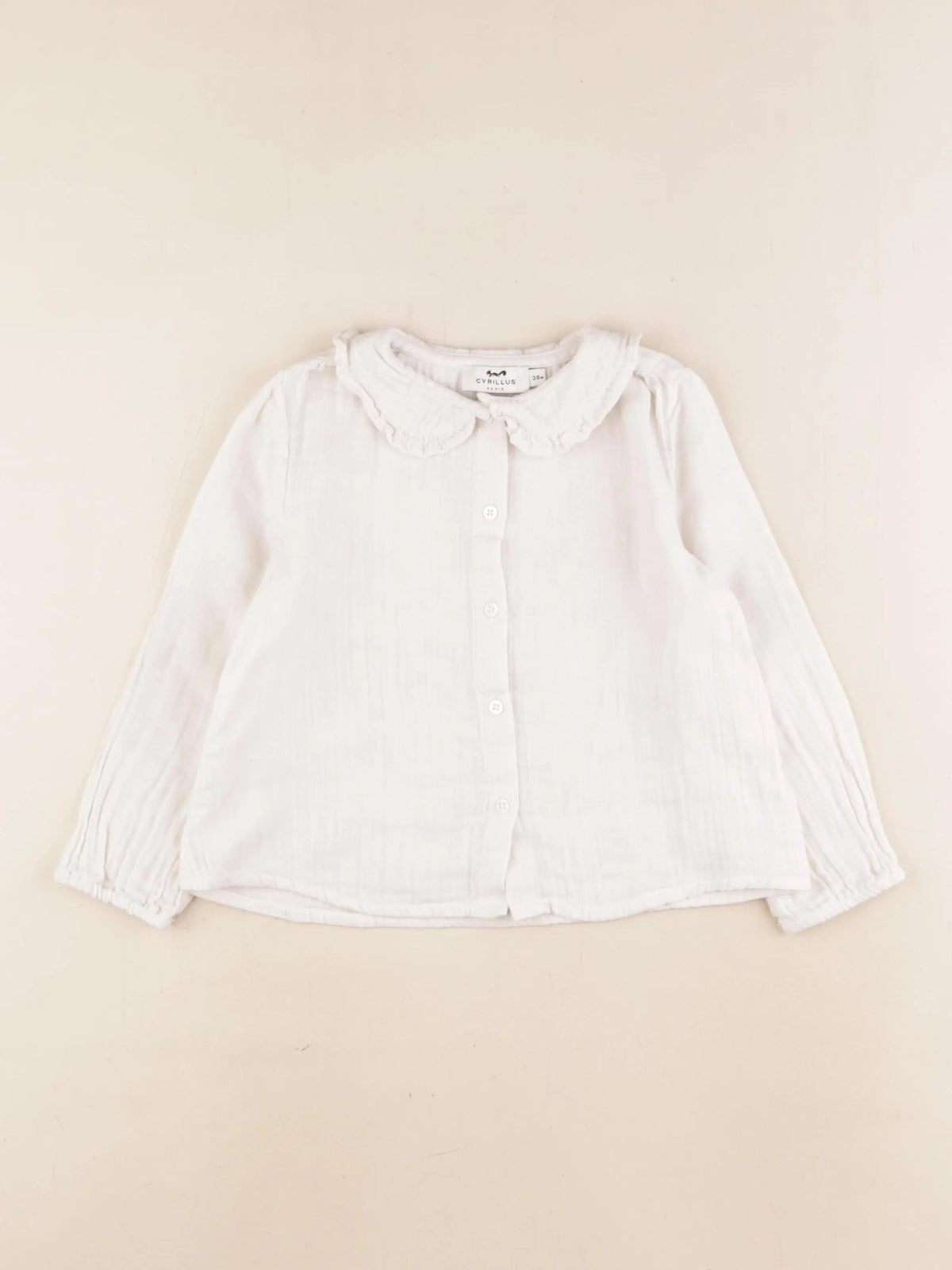 Cyrillus - blouse blanc - 36 mois