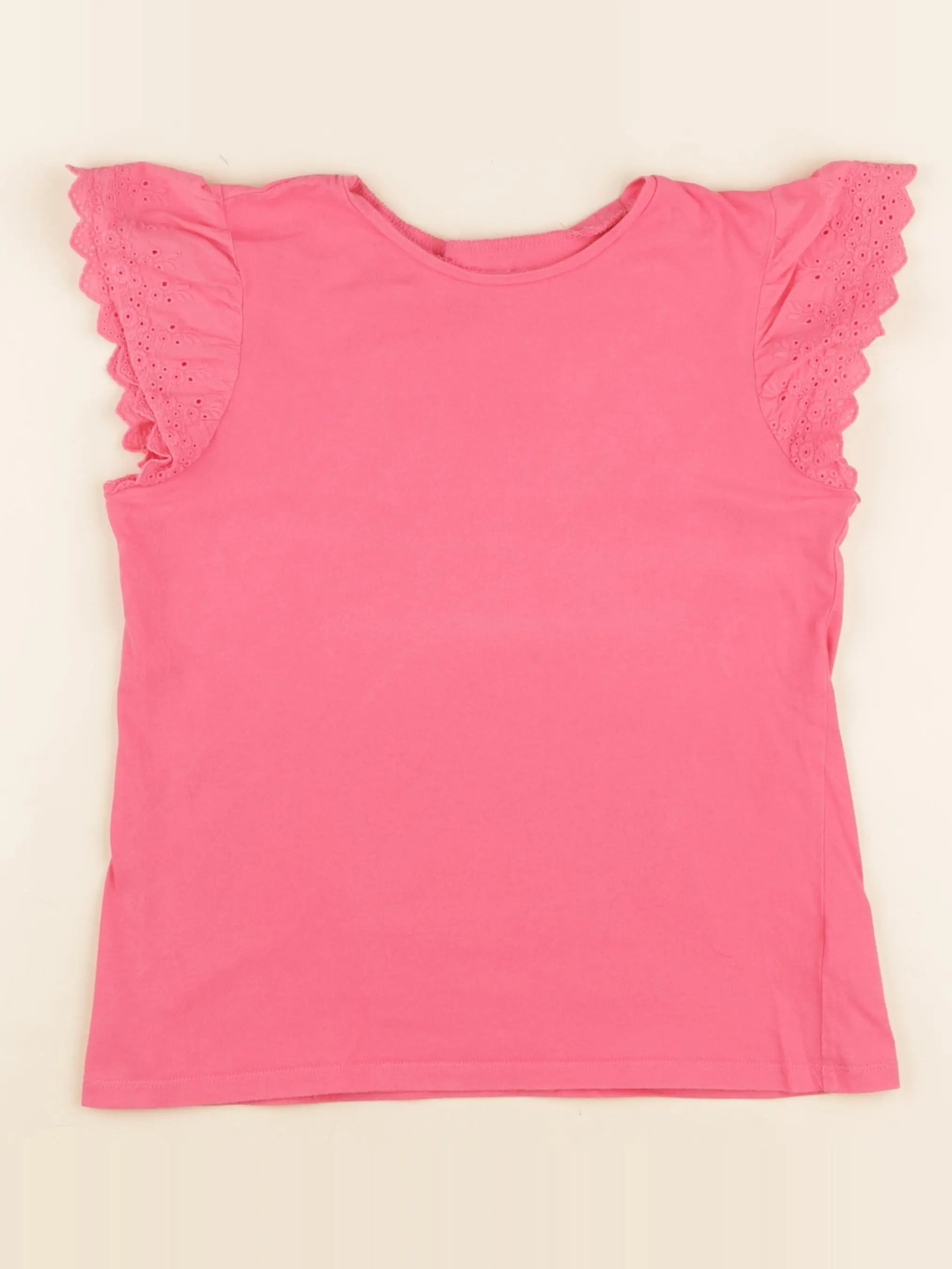 Vertbaudet - tee-shirt rose - 10 ans