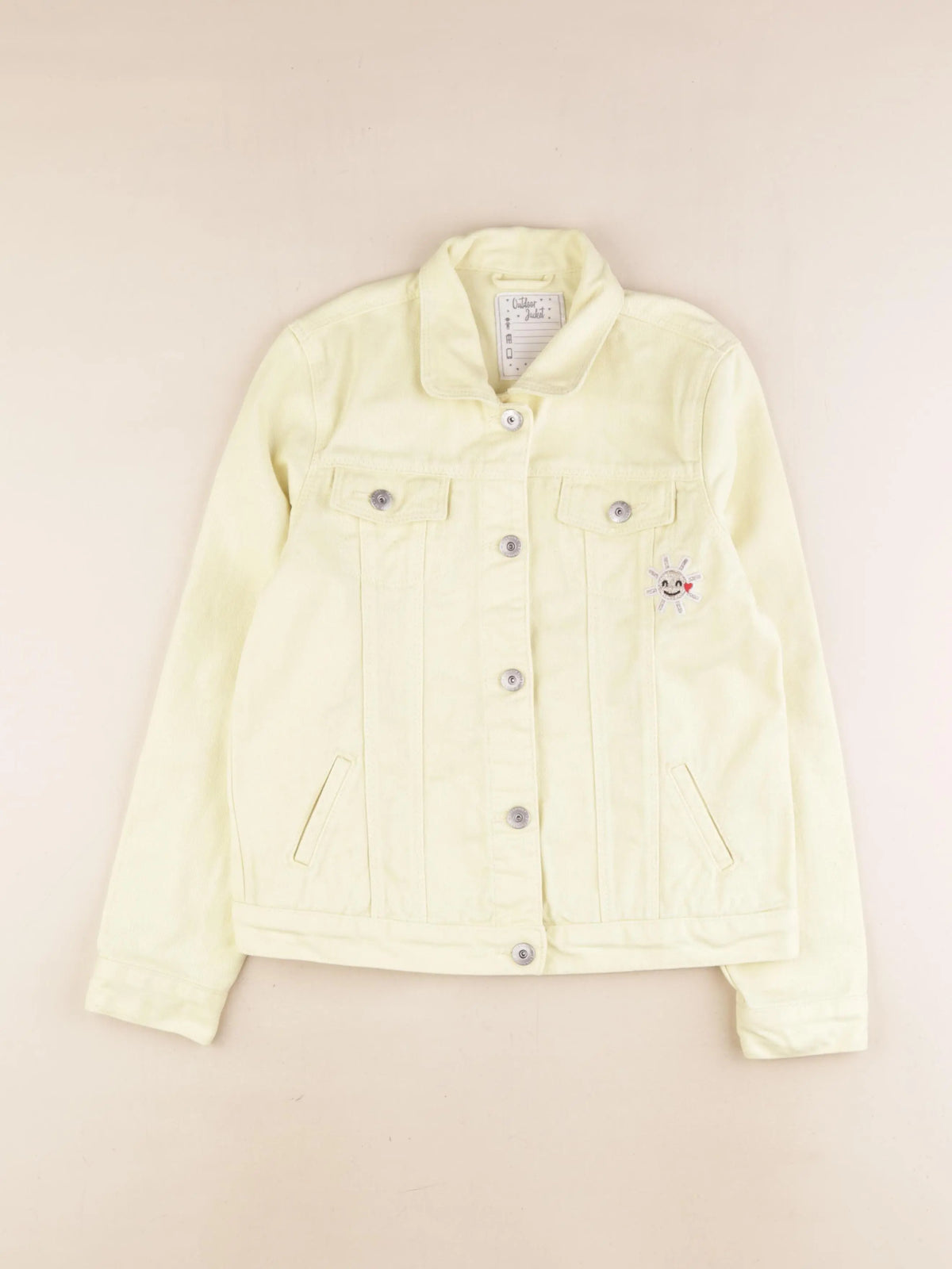 Vertbaudet - veste jaune - 10 ans