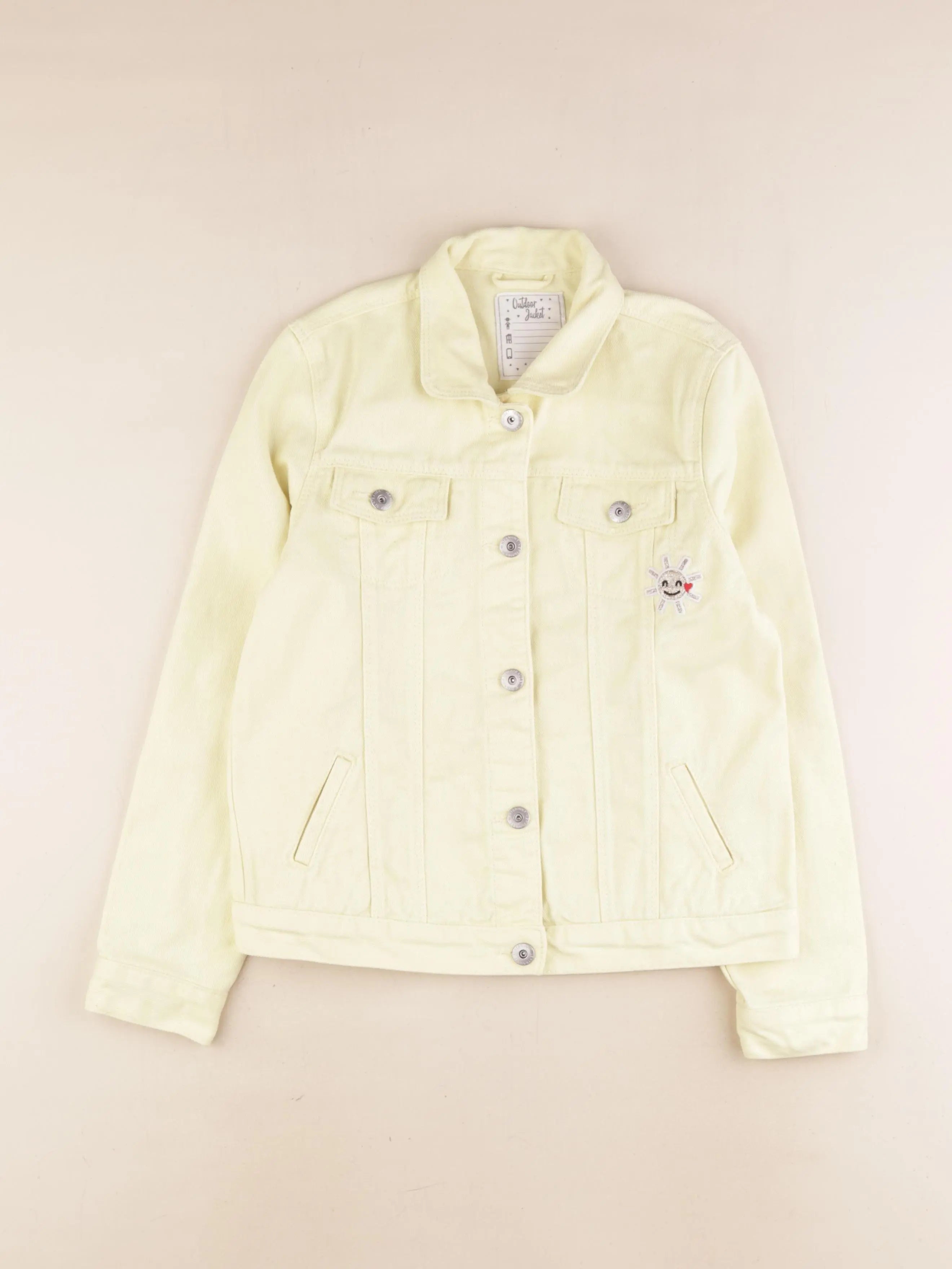 Vertbaudet - veste jaune - 10 ans