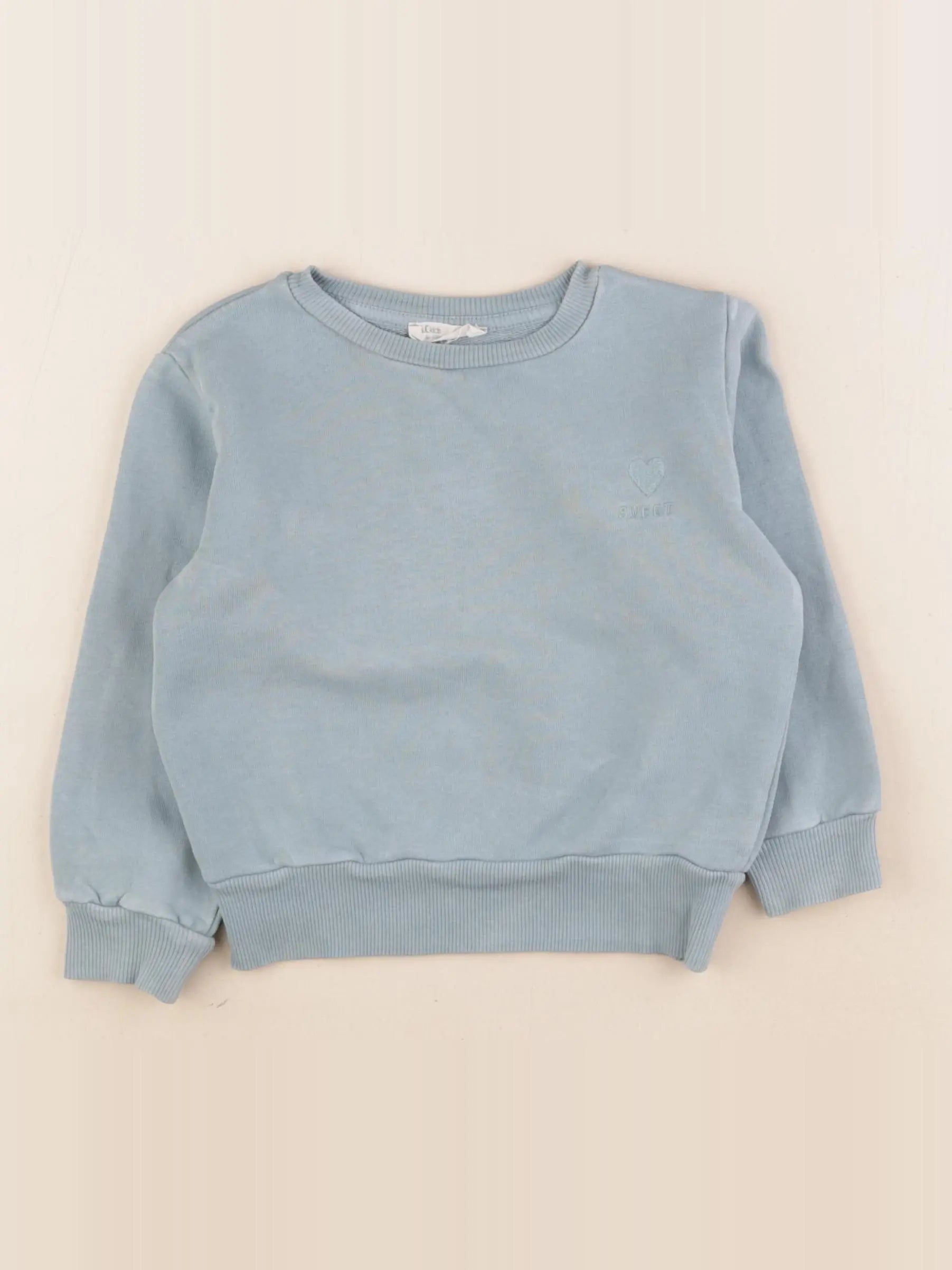 Little Cigogne - sweat vert - 3 ans