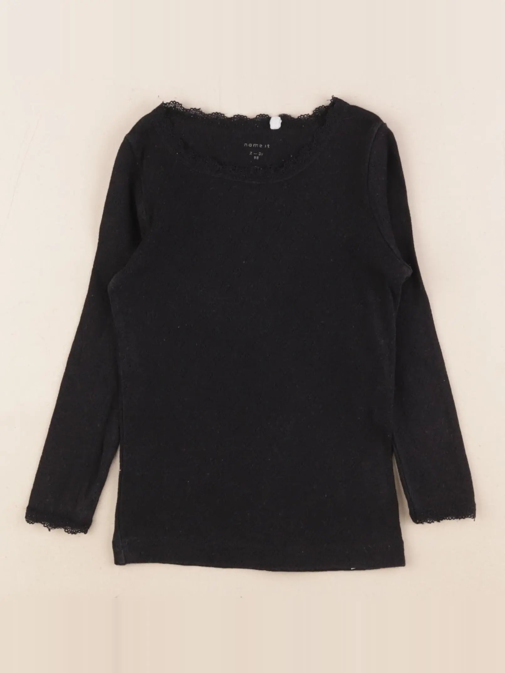 Name it - maillot de corps noir - 2/3 ans