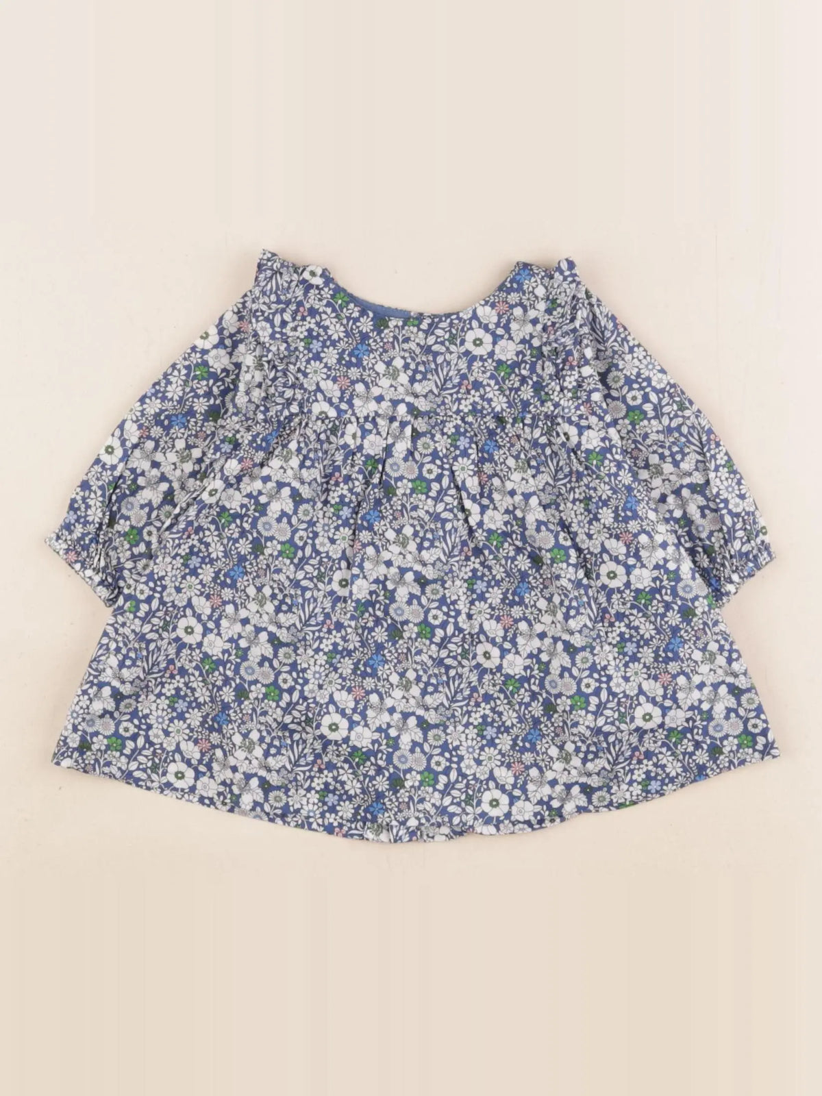 Jacadi - robe liberty multicolore - 1 mois