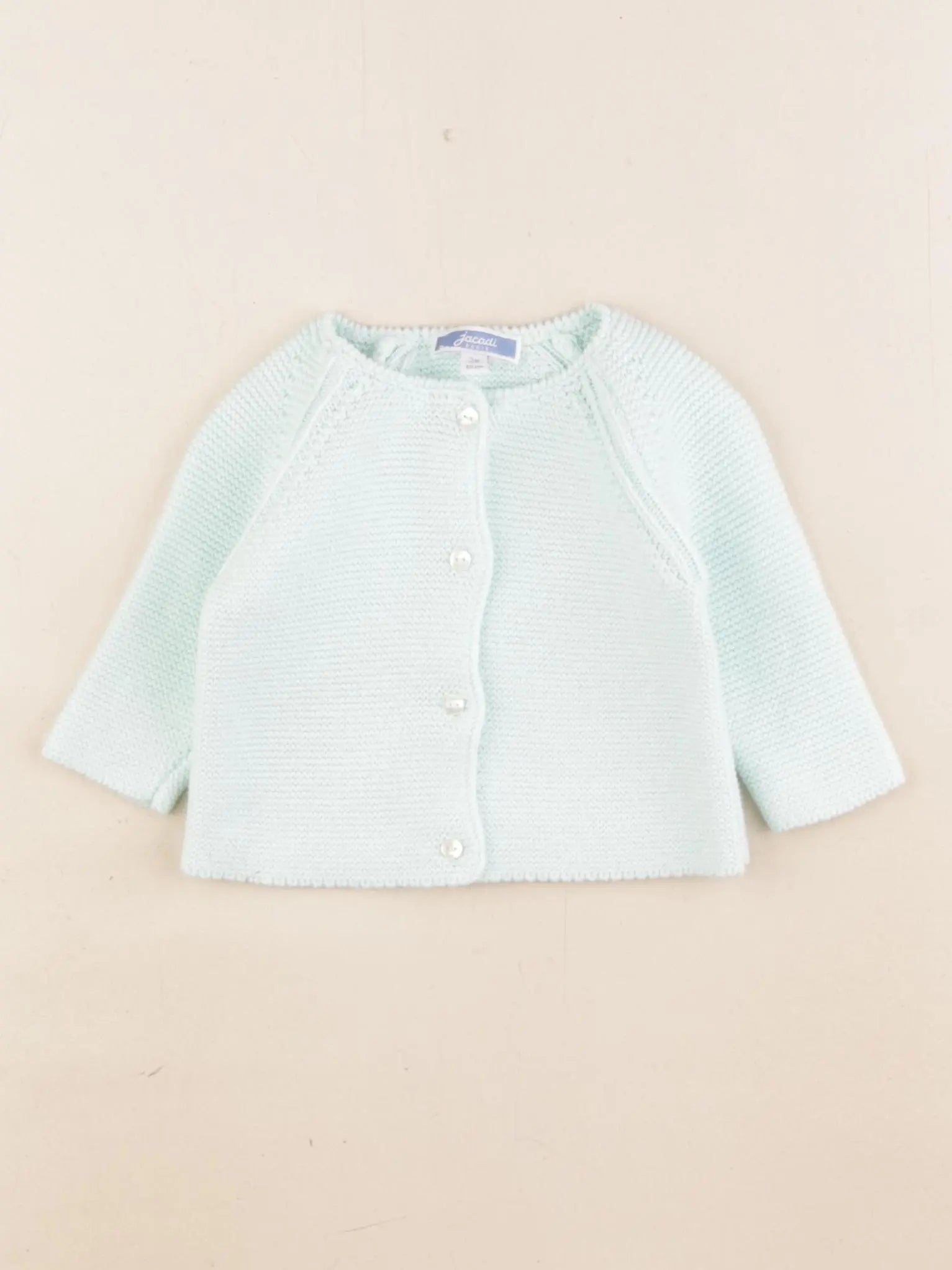 Jacadi - gilet vert - 3 mois