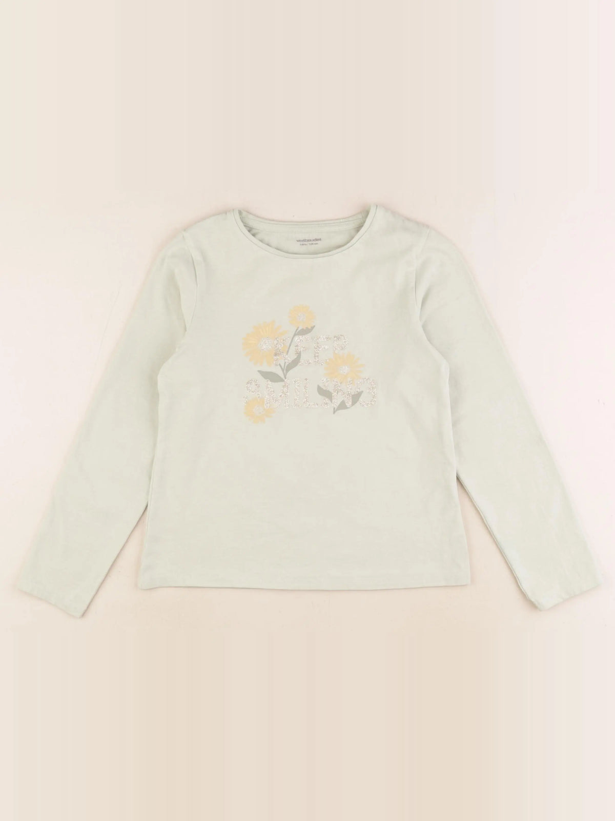 Vertbaudet - tee-shirt vert - 8 ans