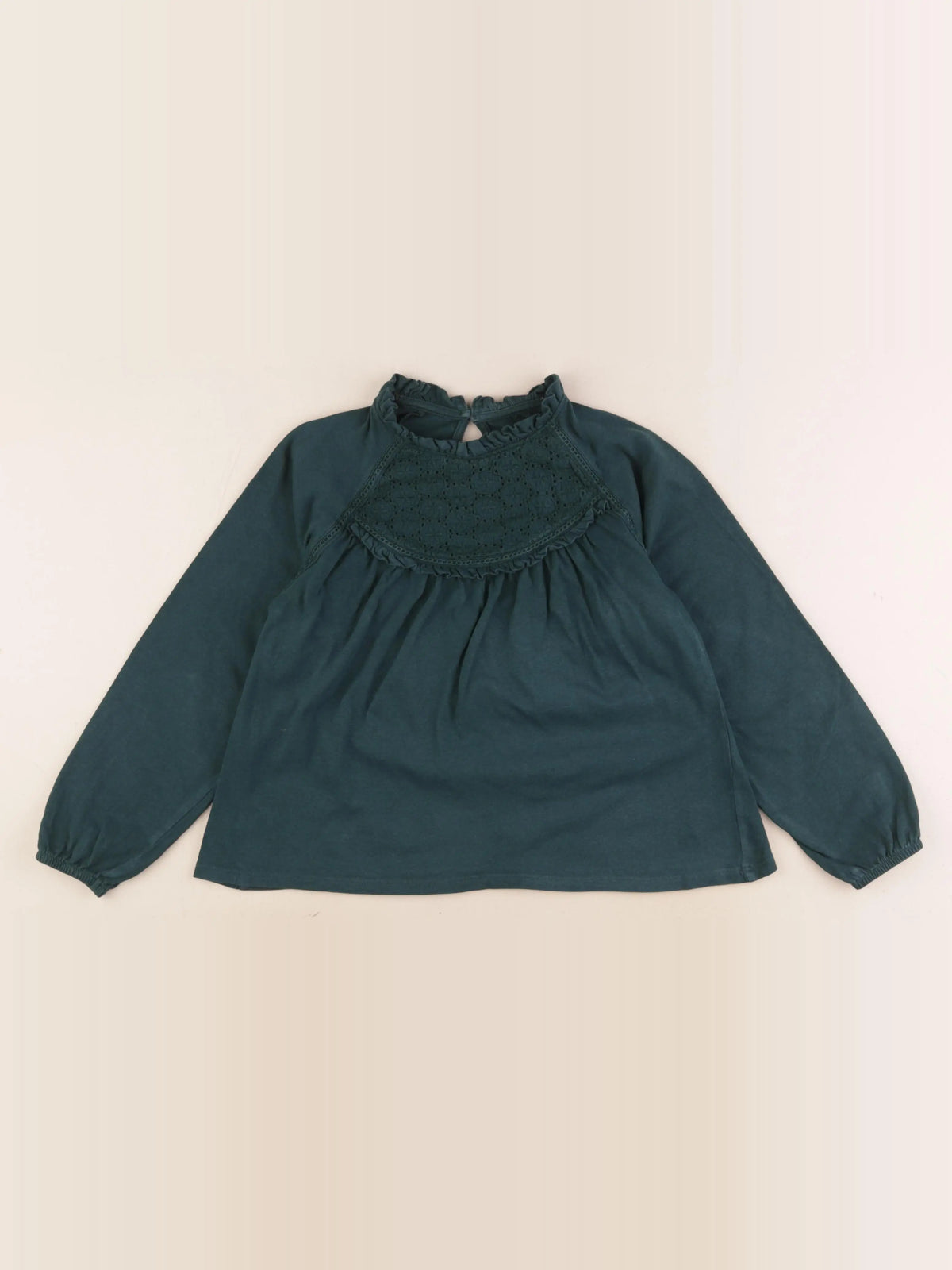 Vertbaudet - tee-shirt vert - 8 ans
