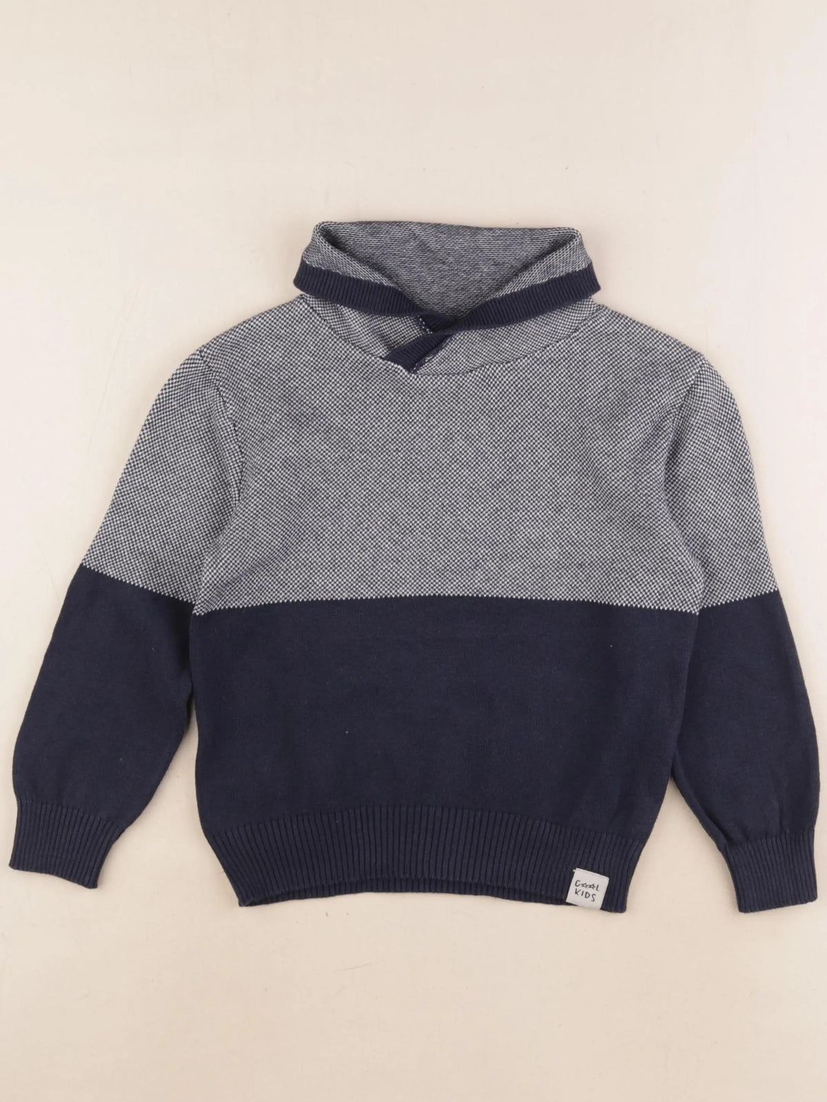 Vertbaudet - pull bleu - 6 ans