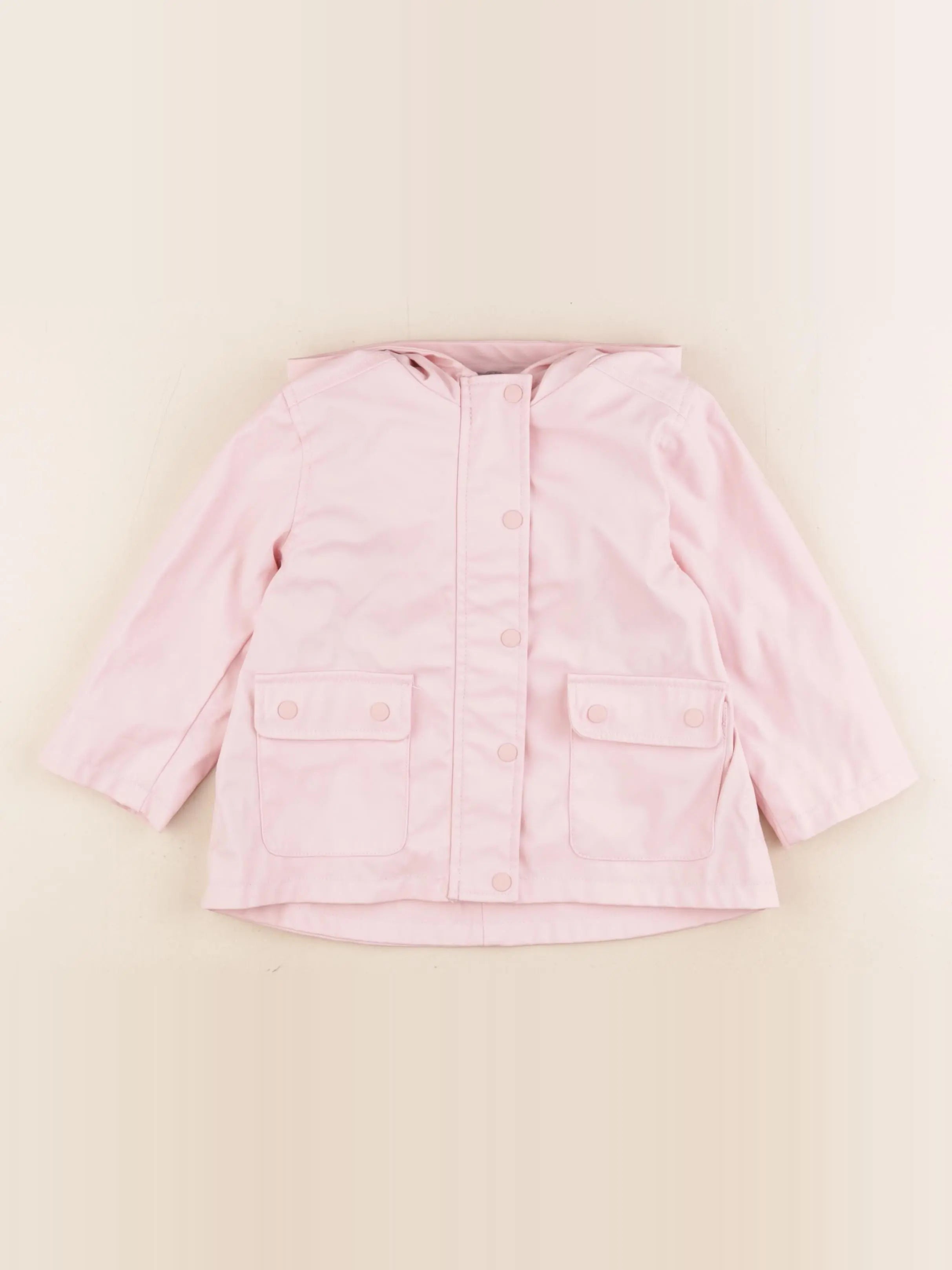 La Redoute - imperméable rose - 2 ans