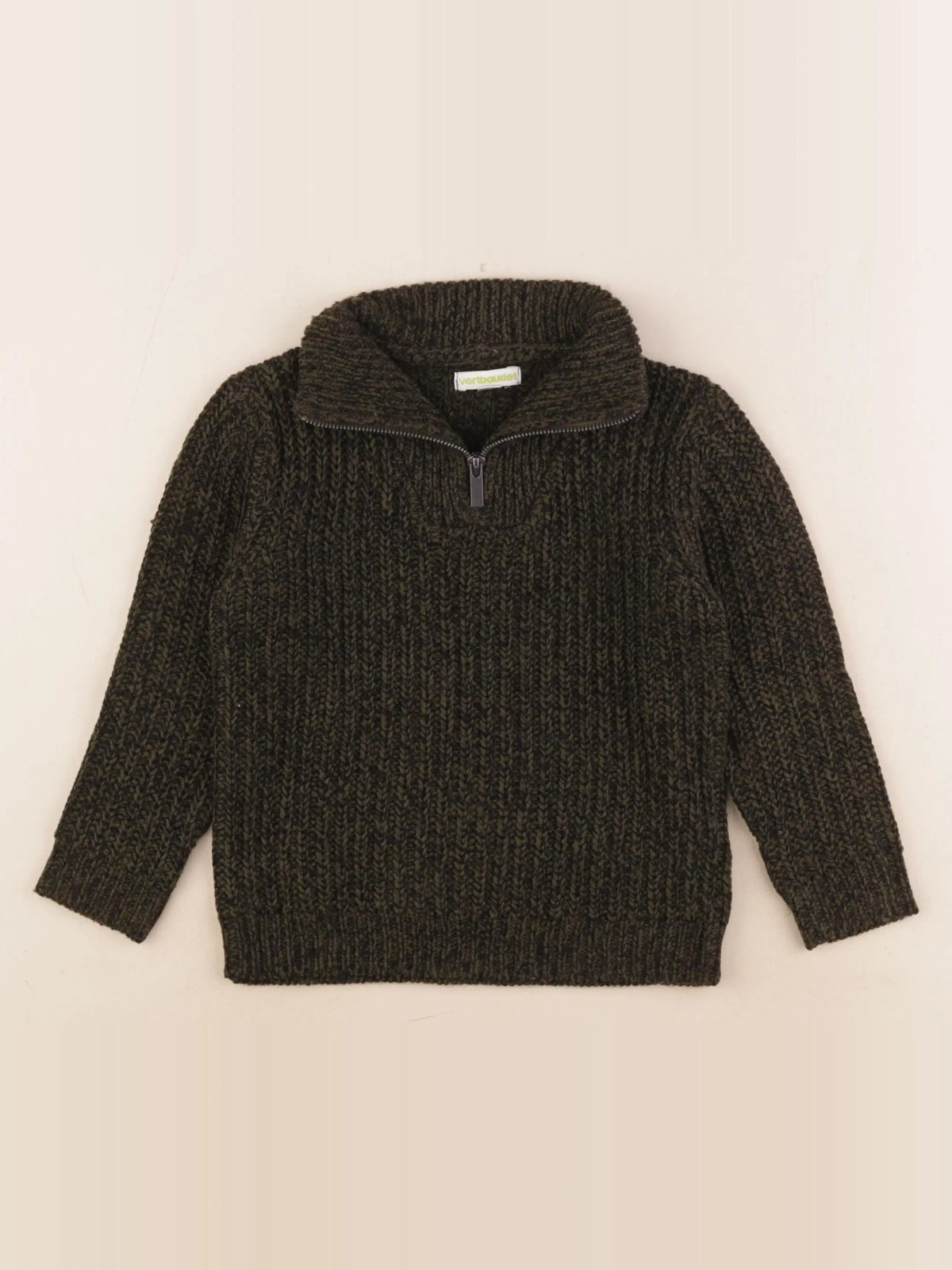 Vertbaudet - pull vert - 4 ans