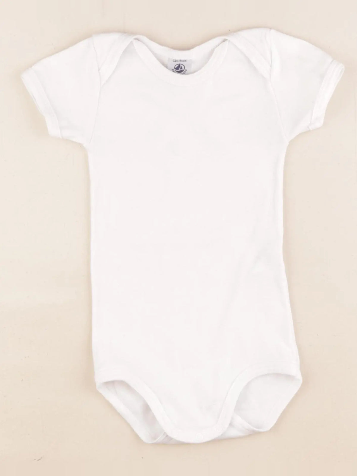 Petit Bateau - body blanc - 24 mois