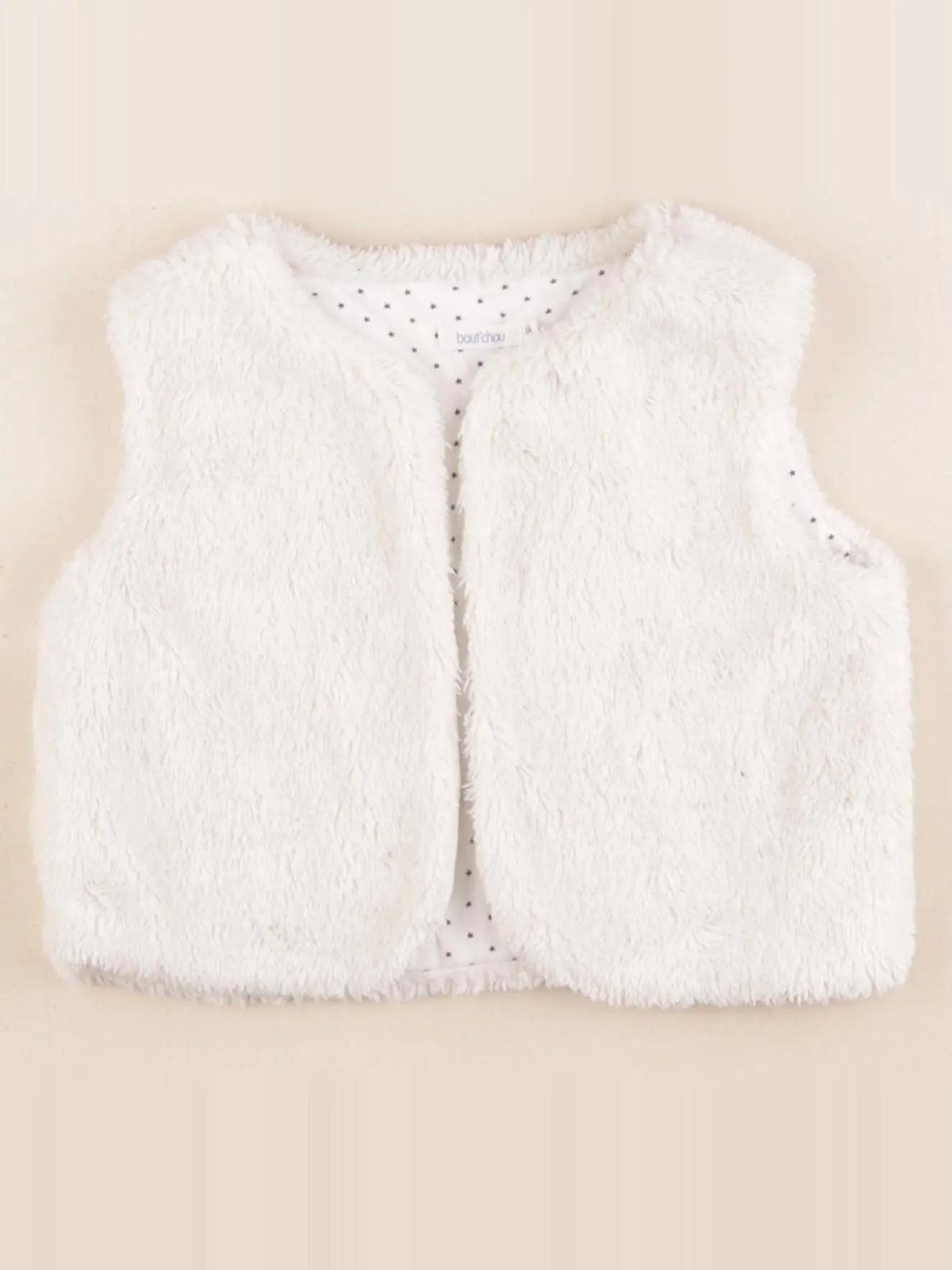 Boutchou - gilet blanc - 18 mois