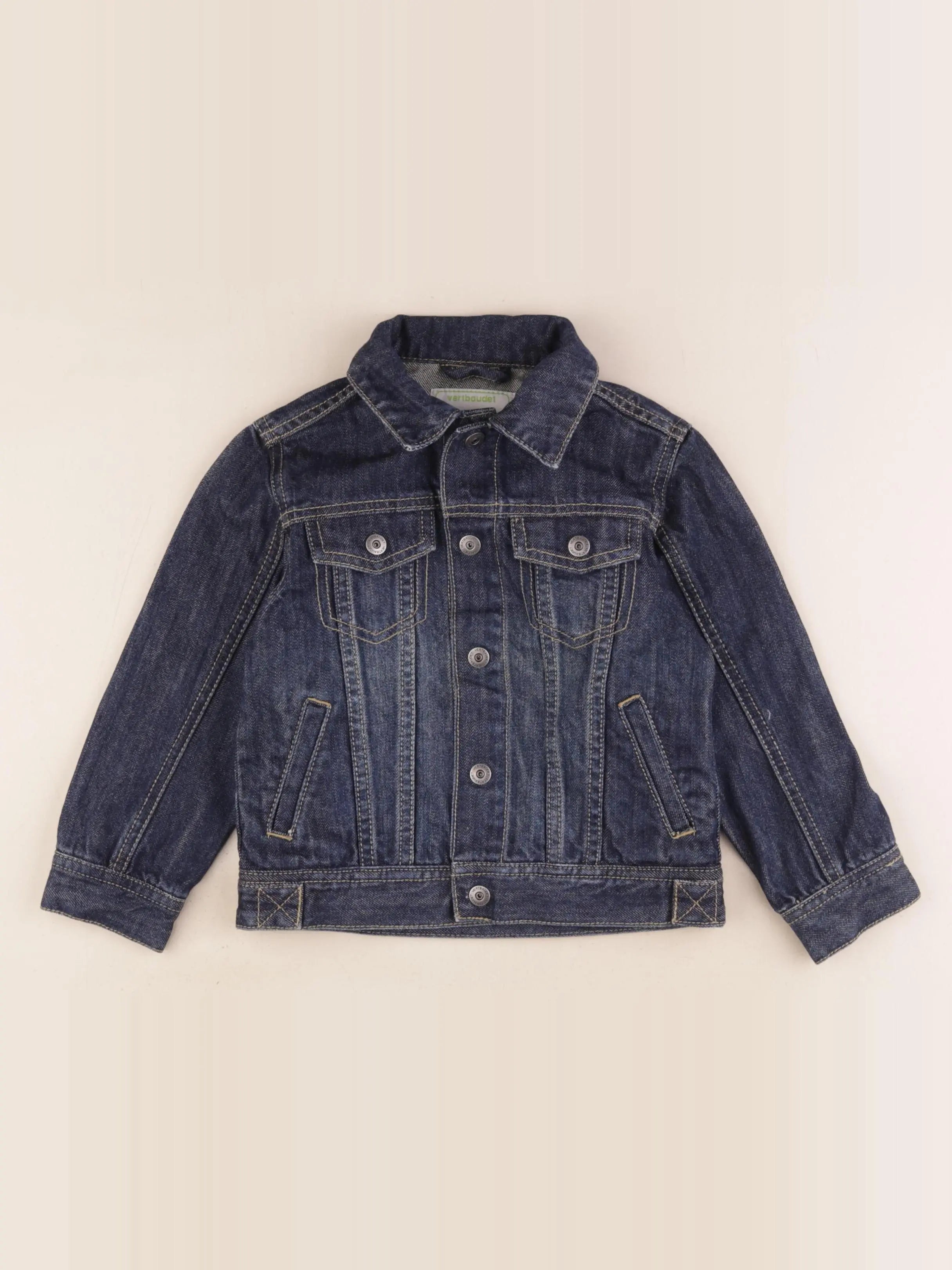 Vertbaudet - veste bleu - 4 ans