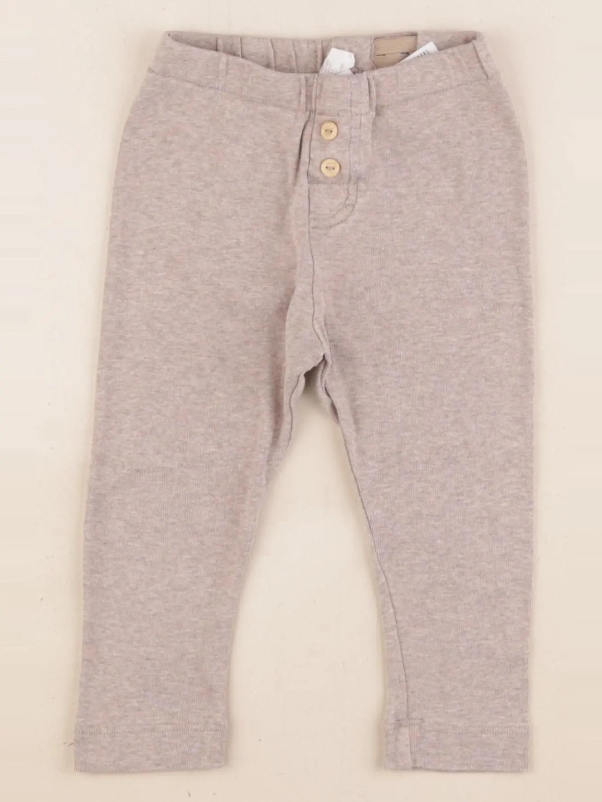 H&M - legging marron - 12/18 mois