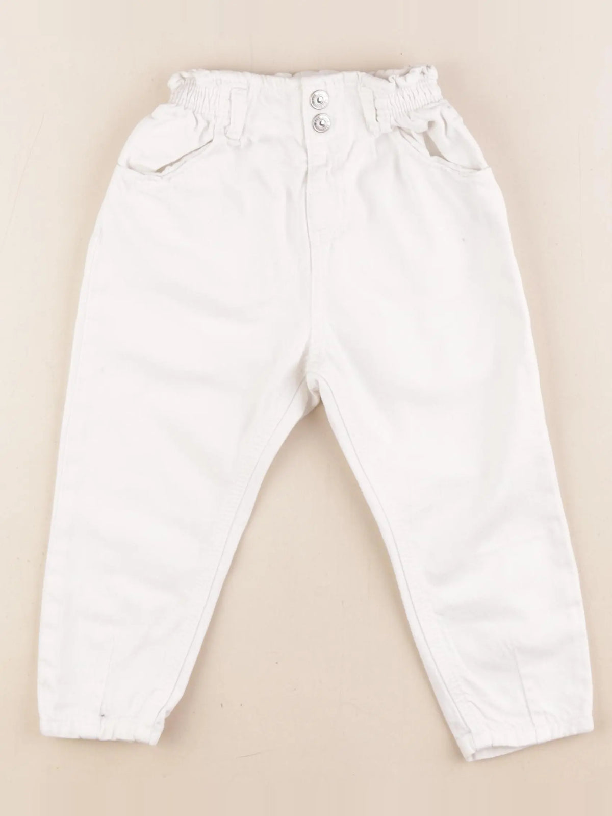 Zara - jean blanc - 2/3 ans