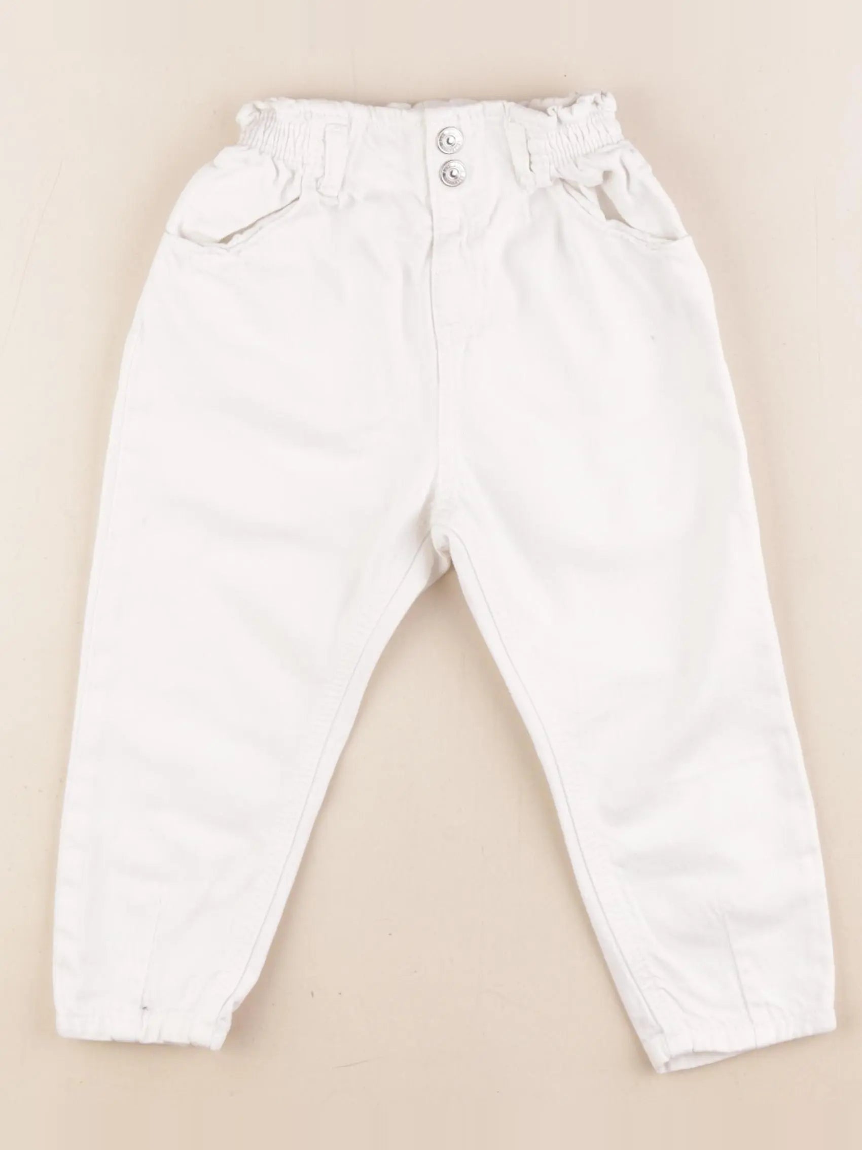 Zara - jean blanc - 2/3 ans