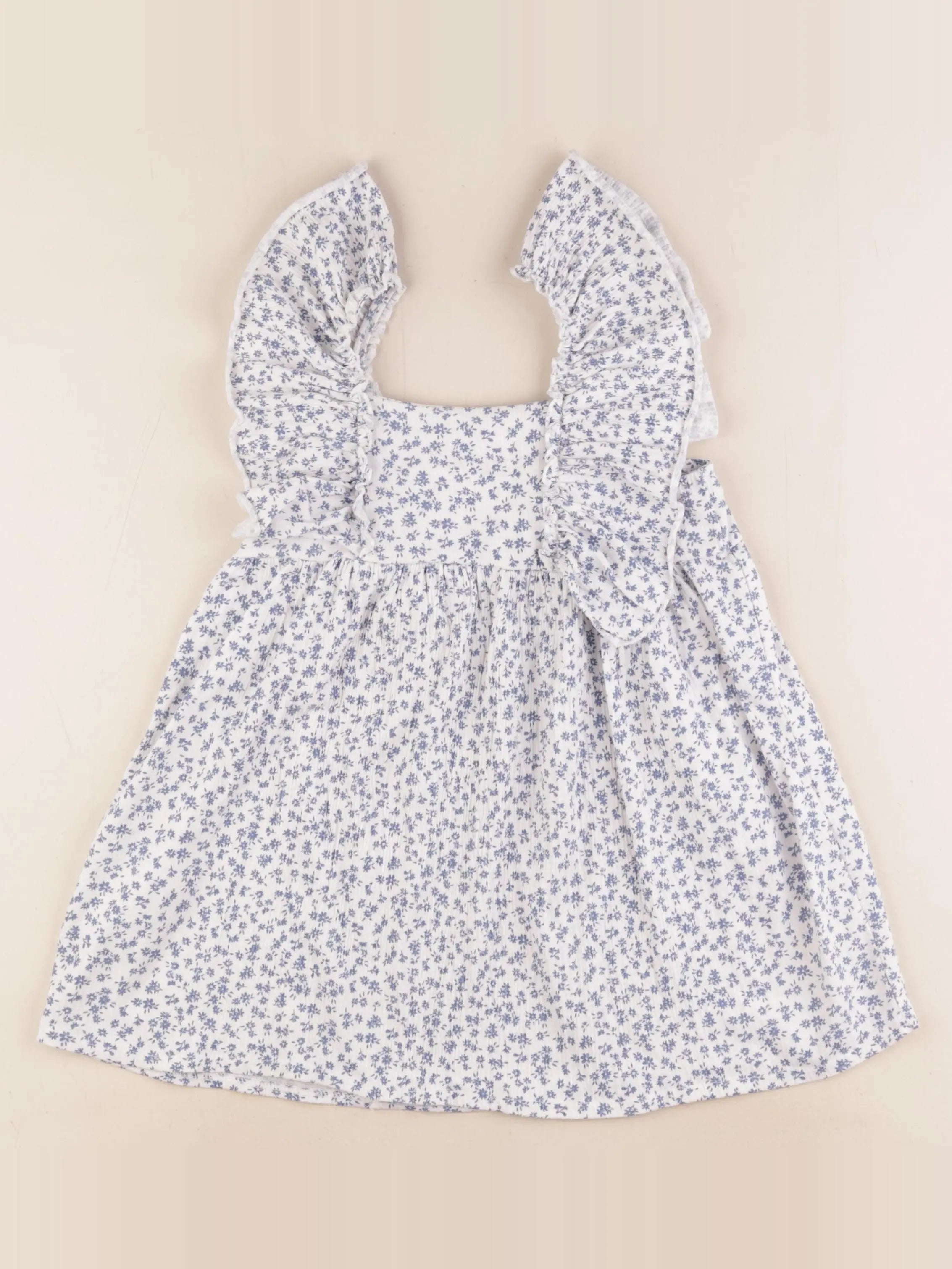Zara - robe blanc - 3/4 ans