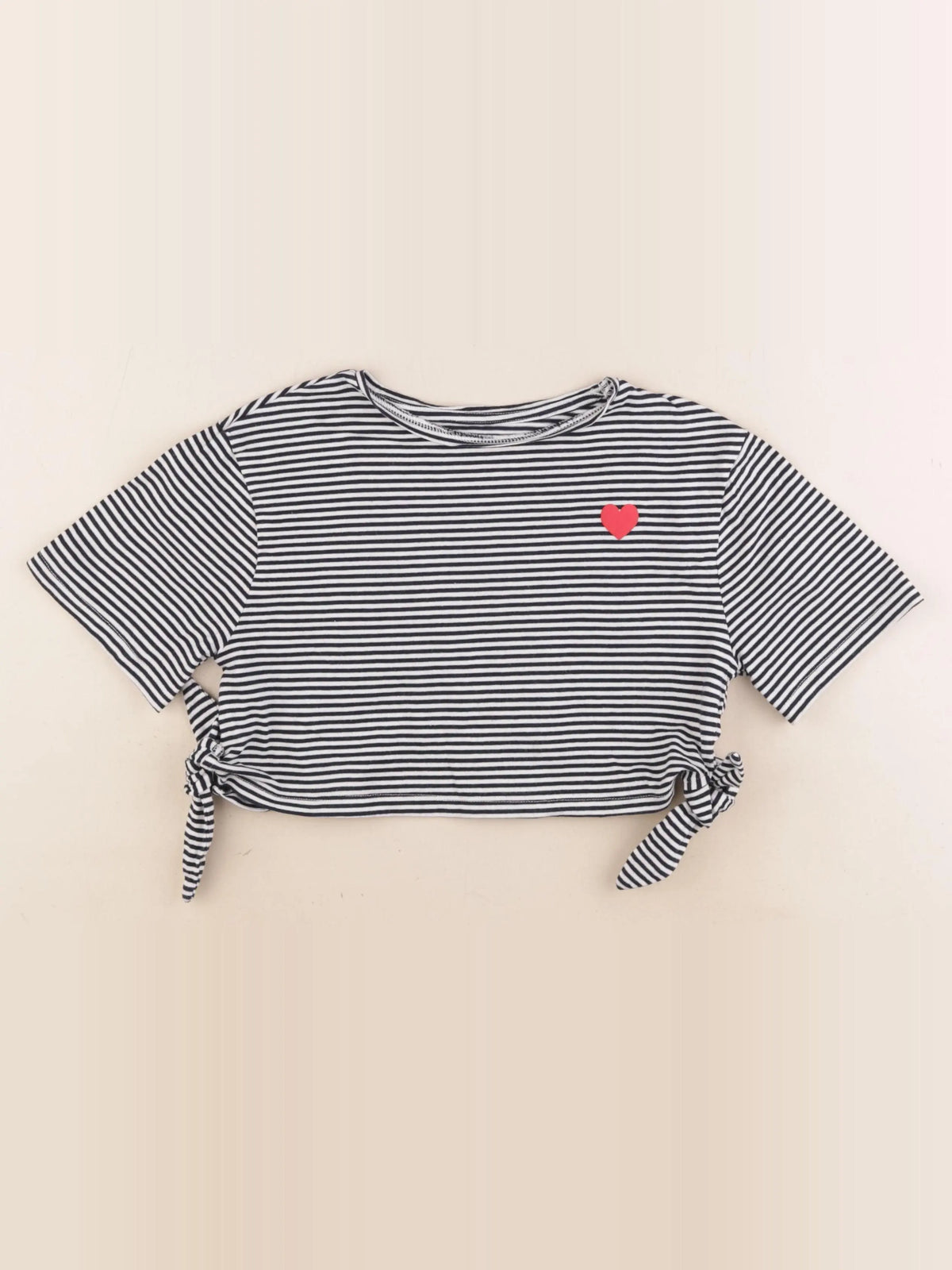 Vertbaudet - tee-shirt blanc, bleu - 6 ans