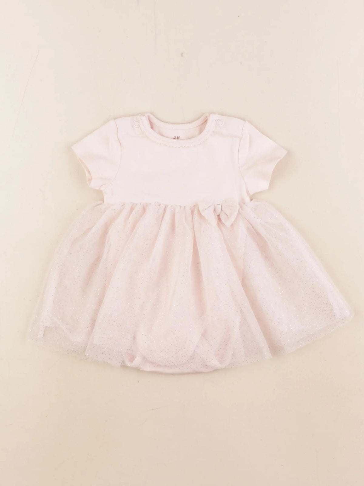 H&M - body robe rose - 2/4 mois