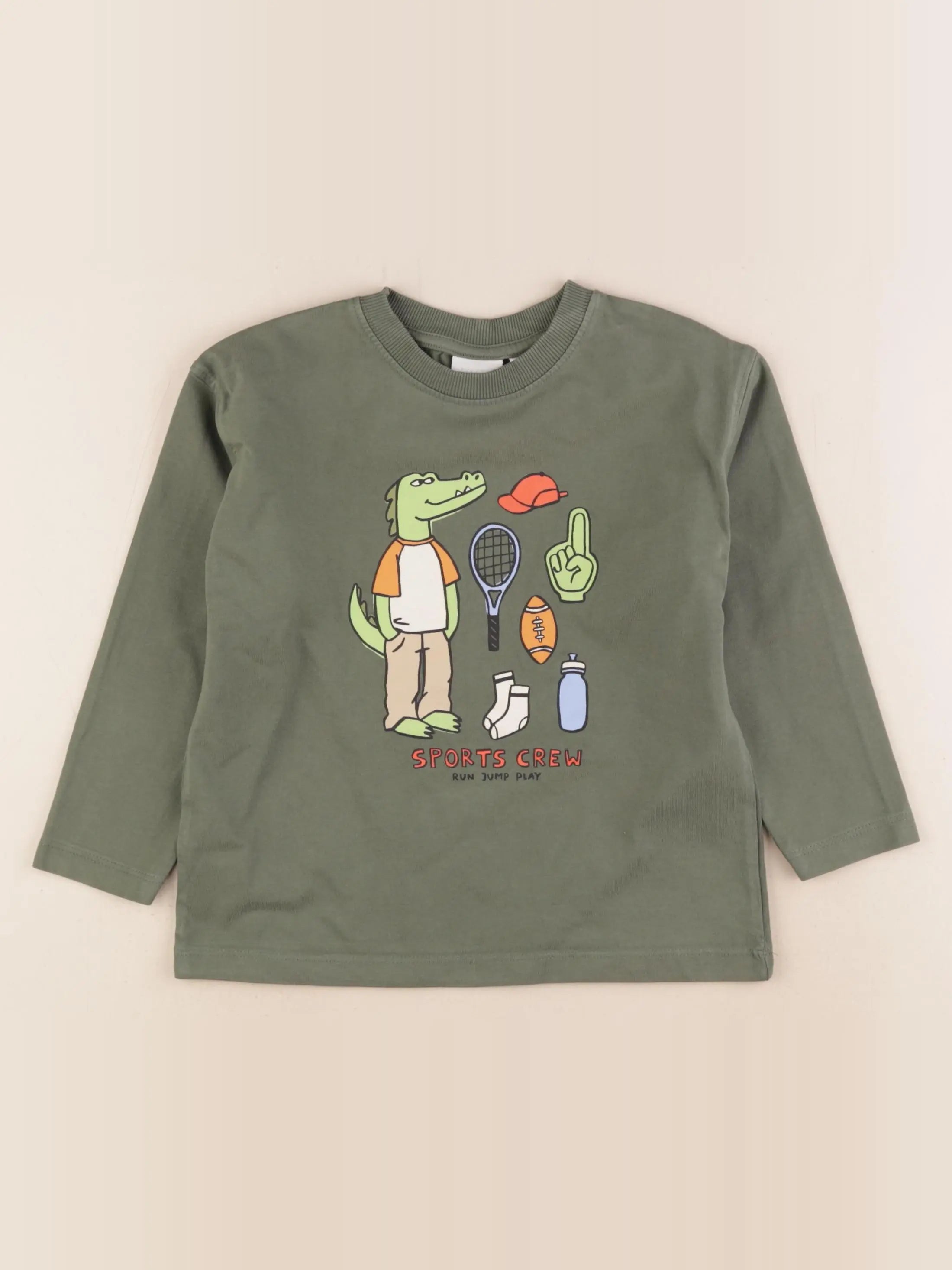 Zara - tee-shirt vert - 4 ans