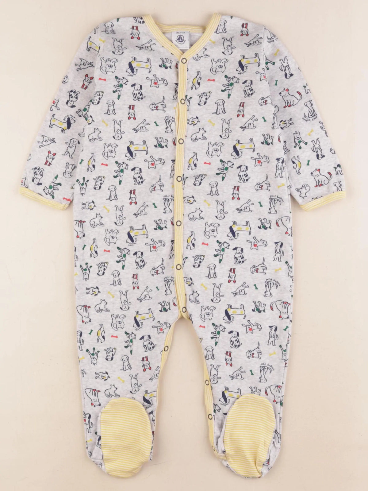 Petit Bateau - pyjama coton multicolore - 18 mois