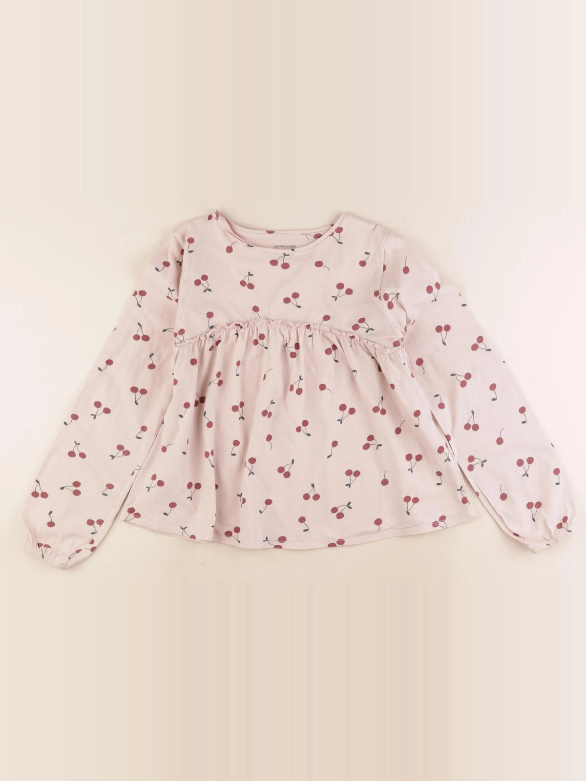 Vertbaudet - tee-shirt rose - 10 ans
