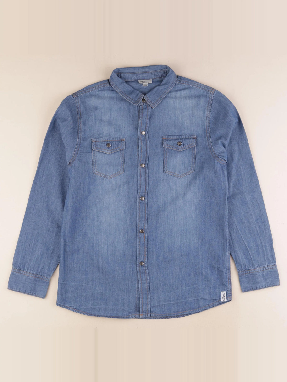 Vertbaudet - chemise bleu - 12 ans