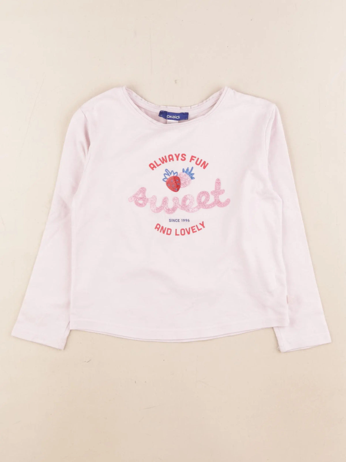 Okaidi - tee-shirt rose - 3 ans