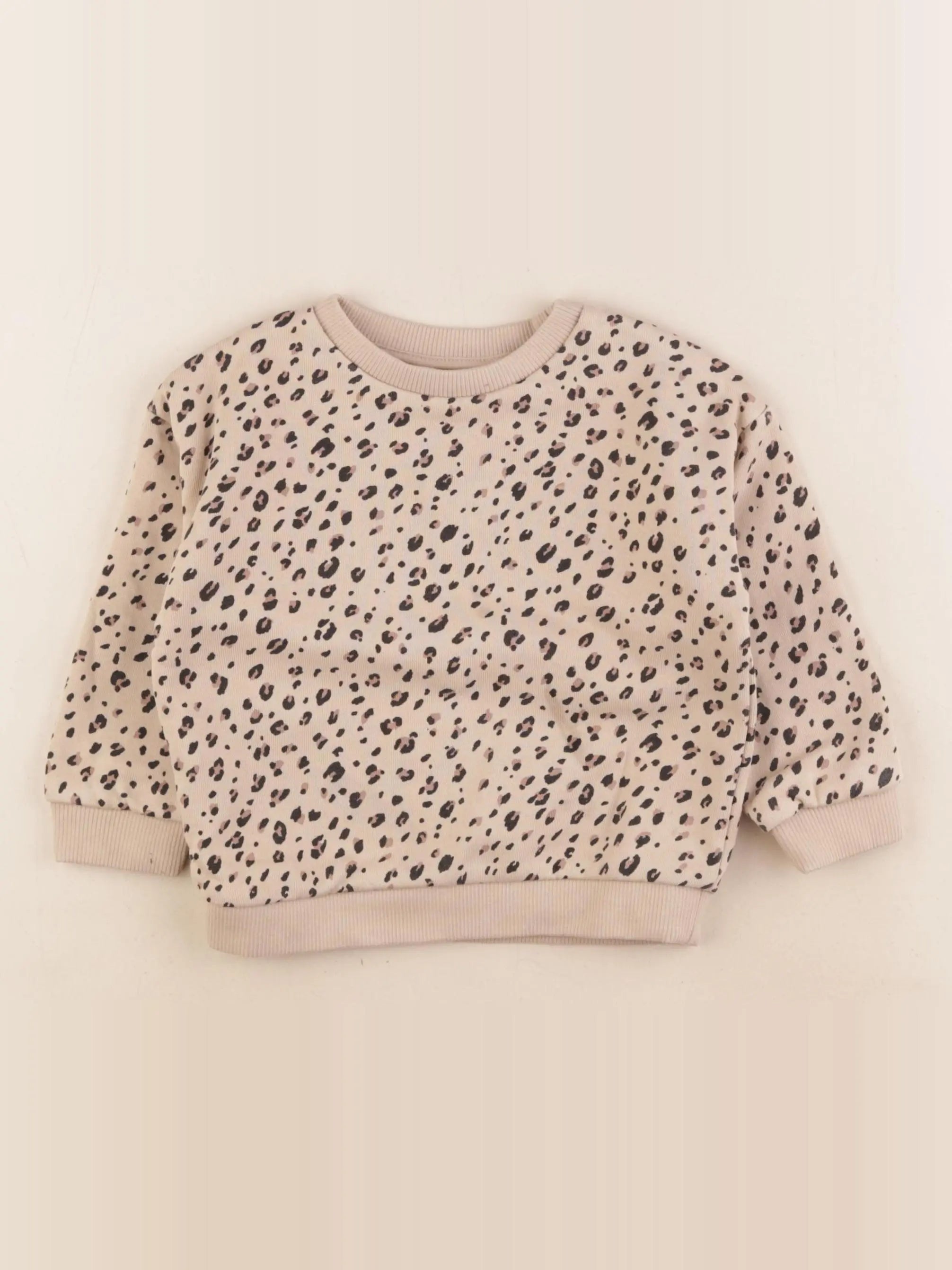 Mango - sweat marron - 18/24 mois