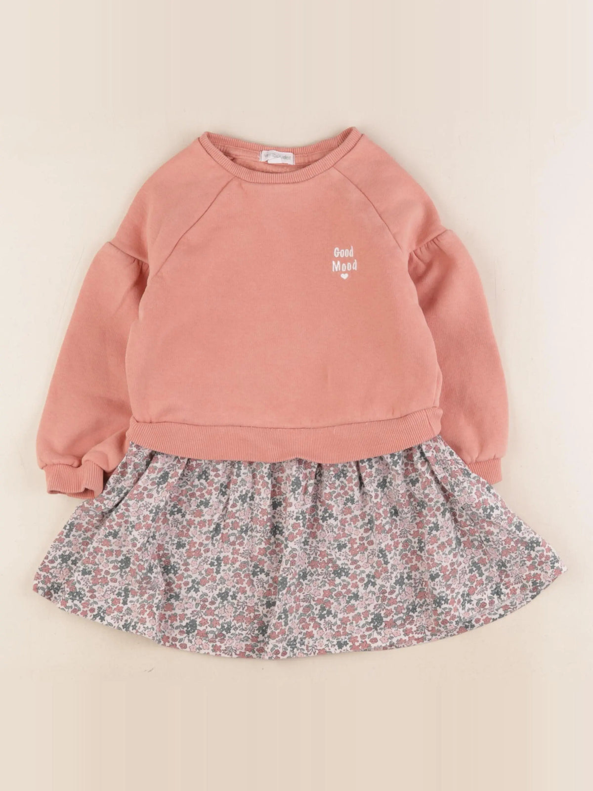 Vertbaudet - robe rose - 3 ans