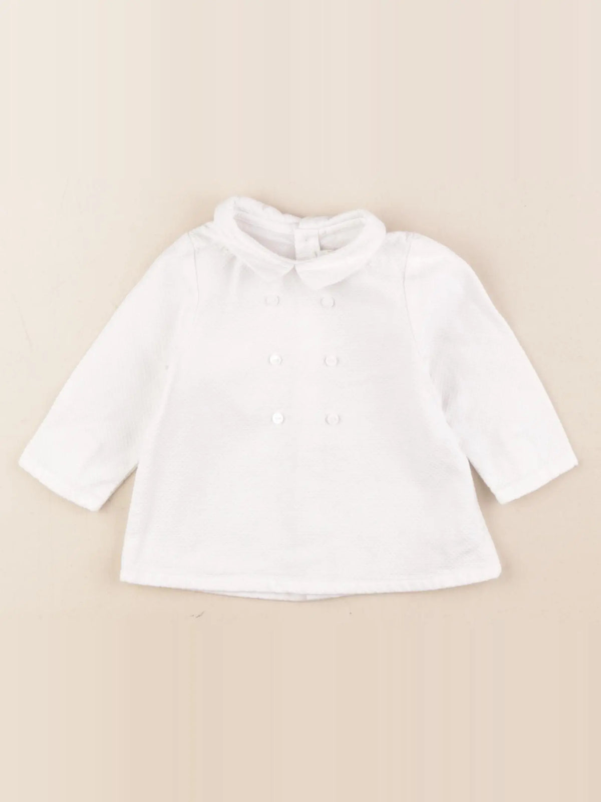 Cyrillus - blouse blanc - 3 mois