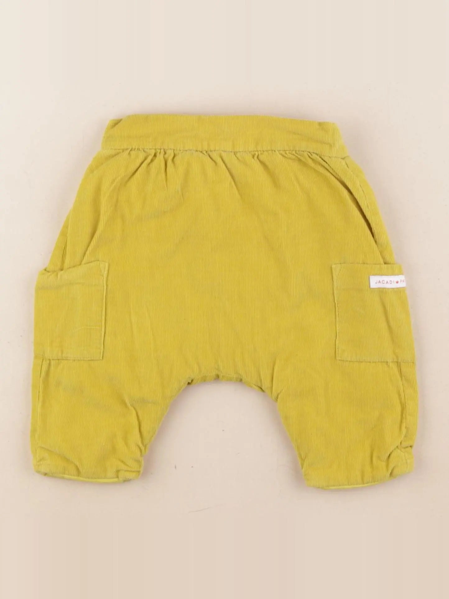 Jacadi - sarouel doublé jaune - 6 mois