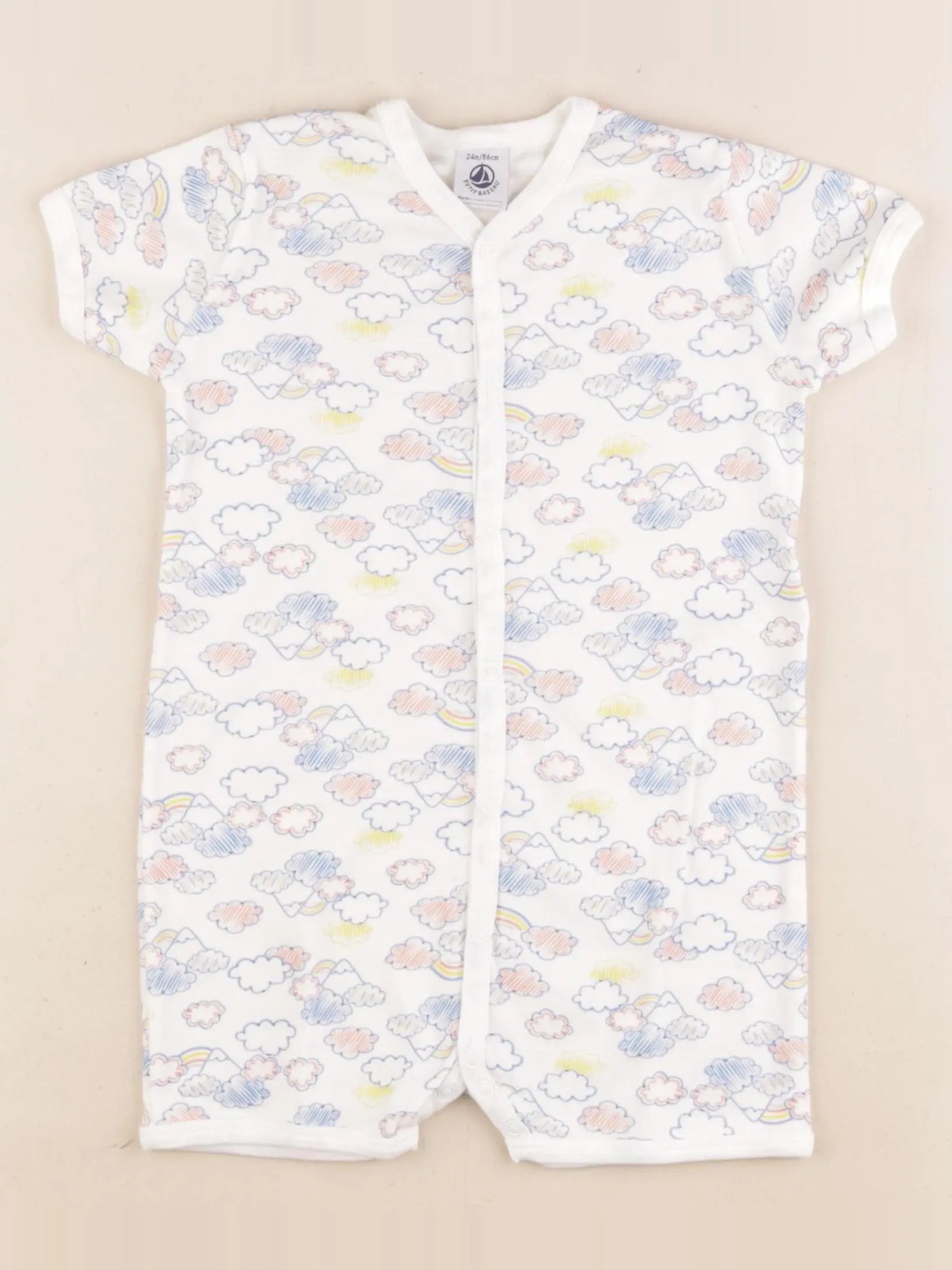 Petit Bateau - pyjama coton multicolore - 24 mois