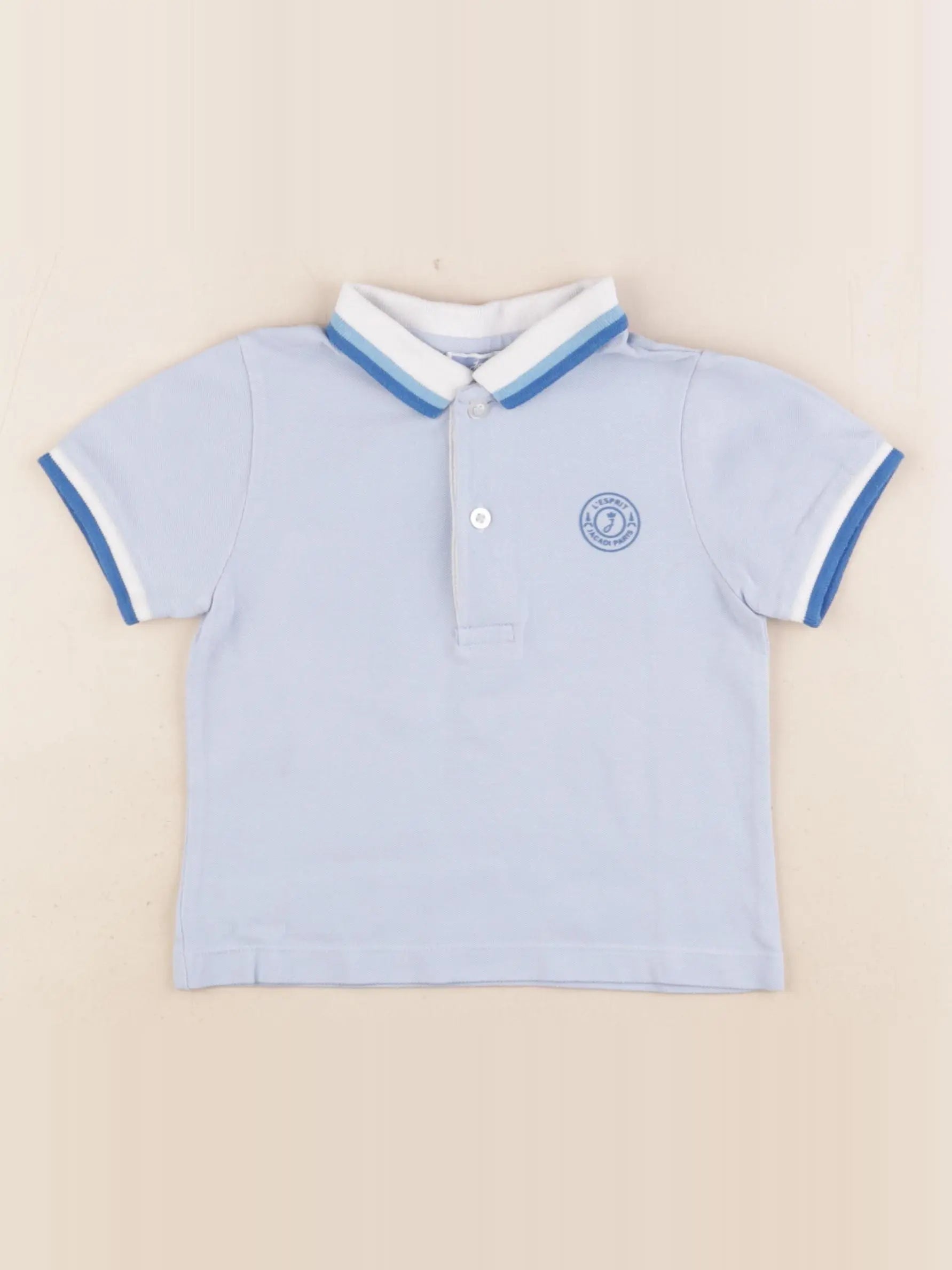Jacadi - polo bleu - 24 mois
