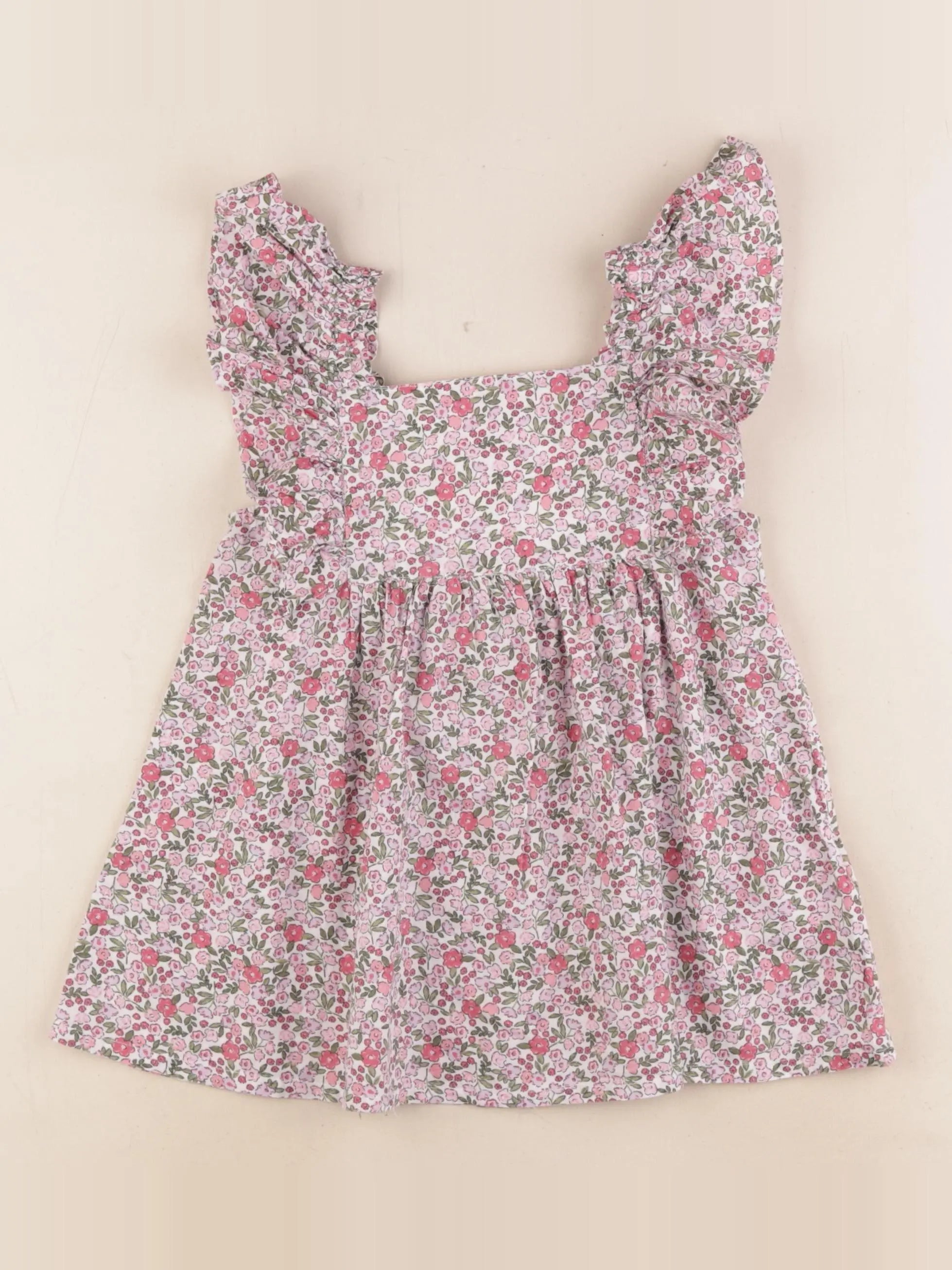 Vertbaudet - robe multicolore - 2 ans
