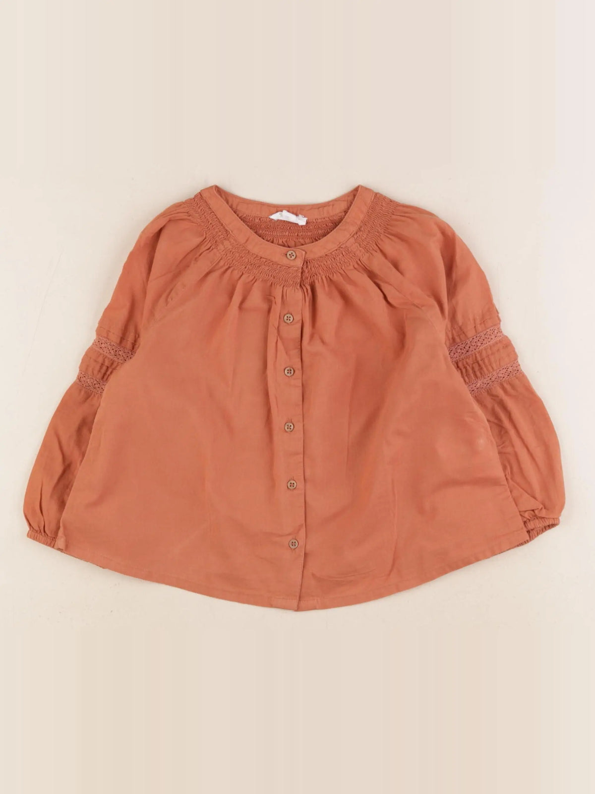 Vertbaudet - blouse marron - 24 mois