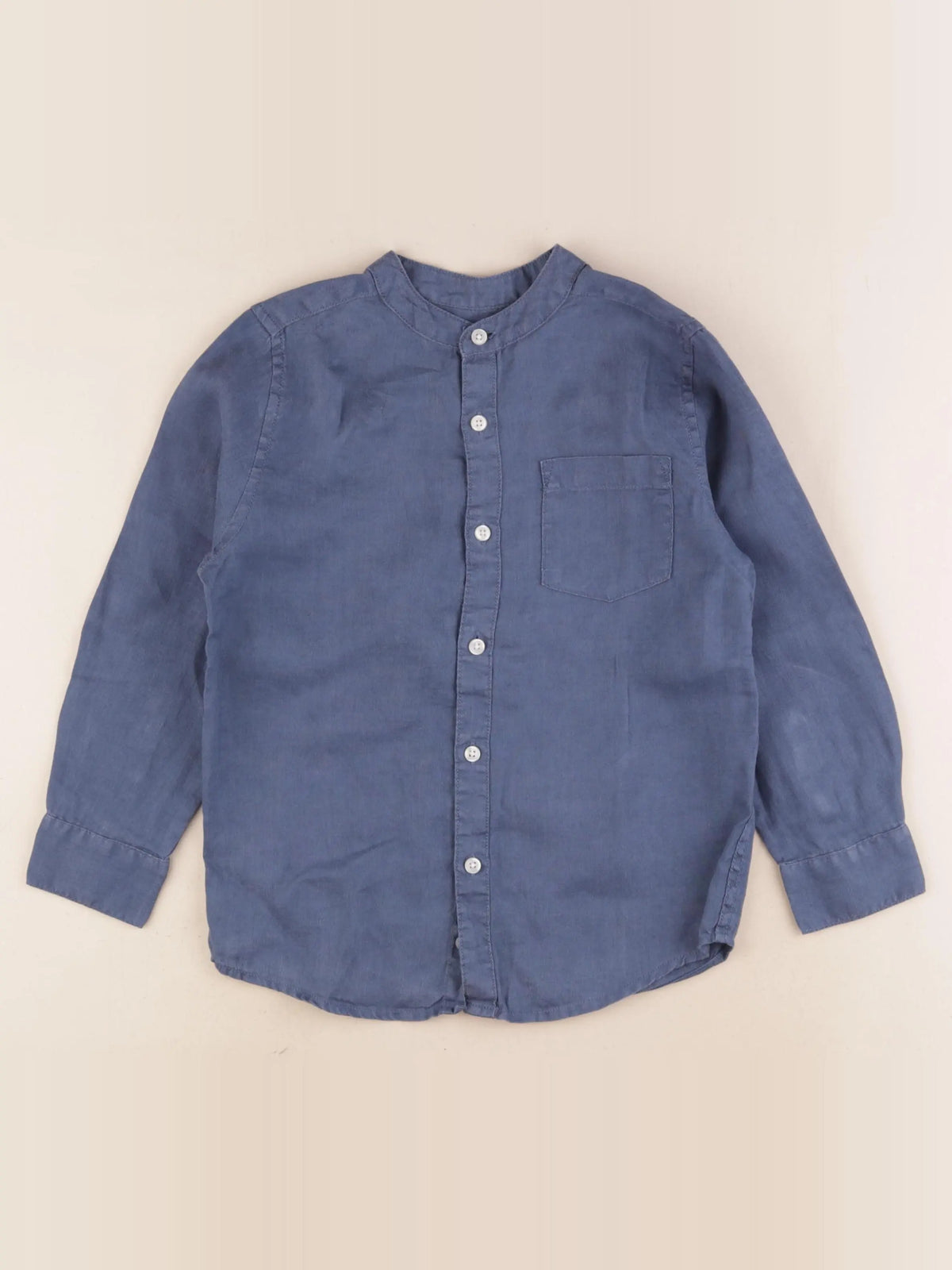 Monoprix - chemise bleu - 6 ans