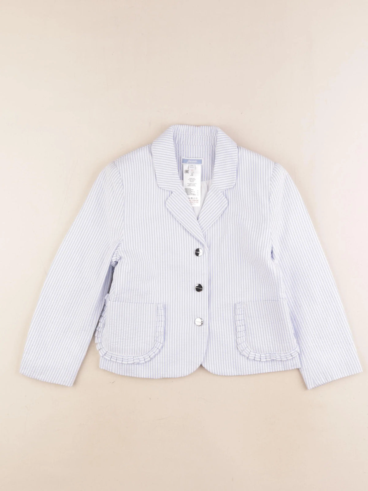 Jacadi - veste blanc, bleu - 6 ans