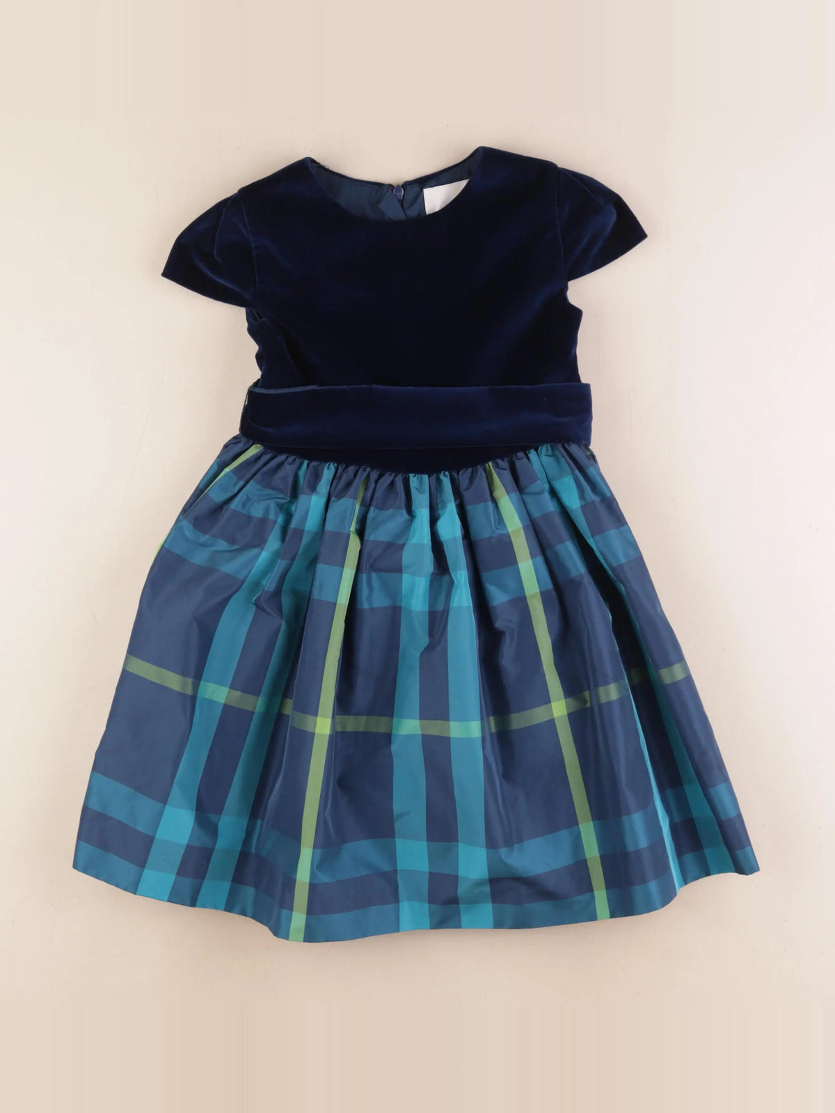 Jacadi - robe bleu, vert - 6 ans